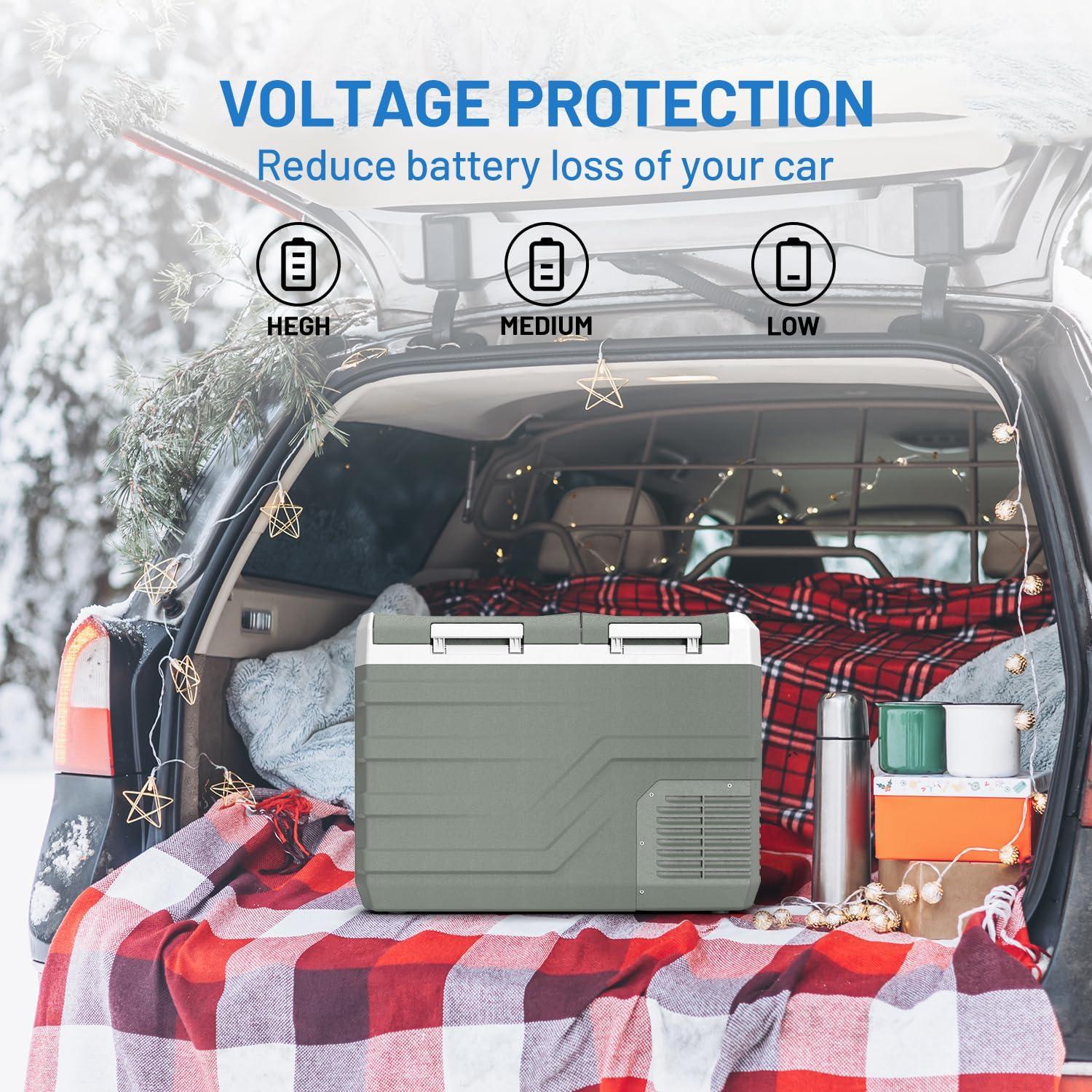 Refrigerador Portátil Alpicool NLS45 31.3L 12V Doble Zona