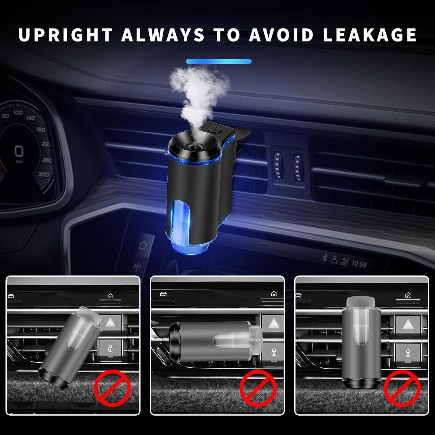 Difusor de aire fresco inteligente Kwak para coche, negro, pequeño