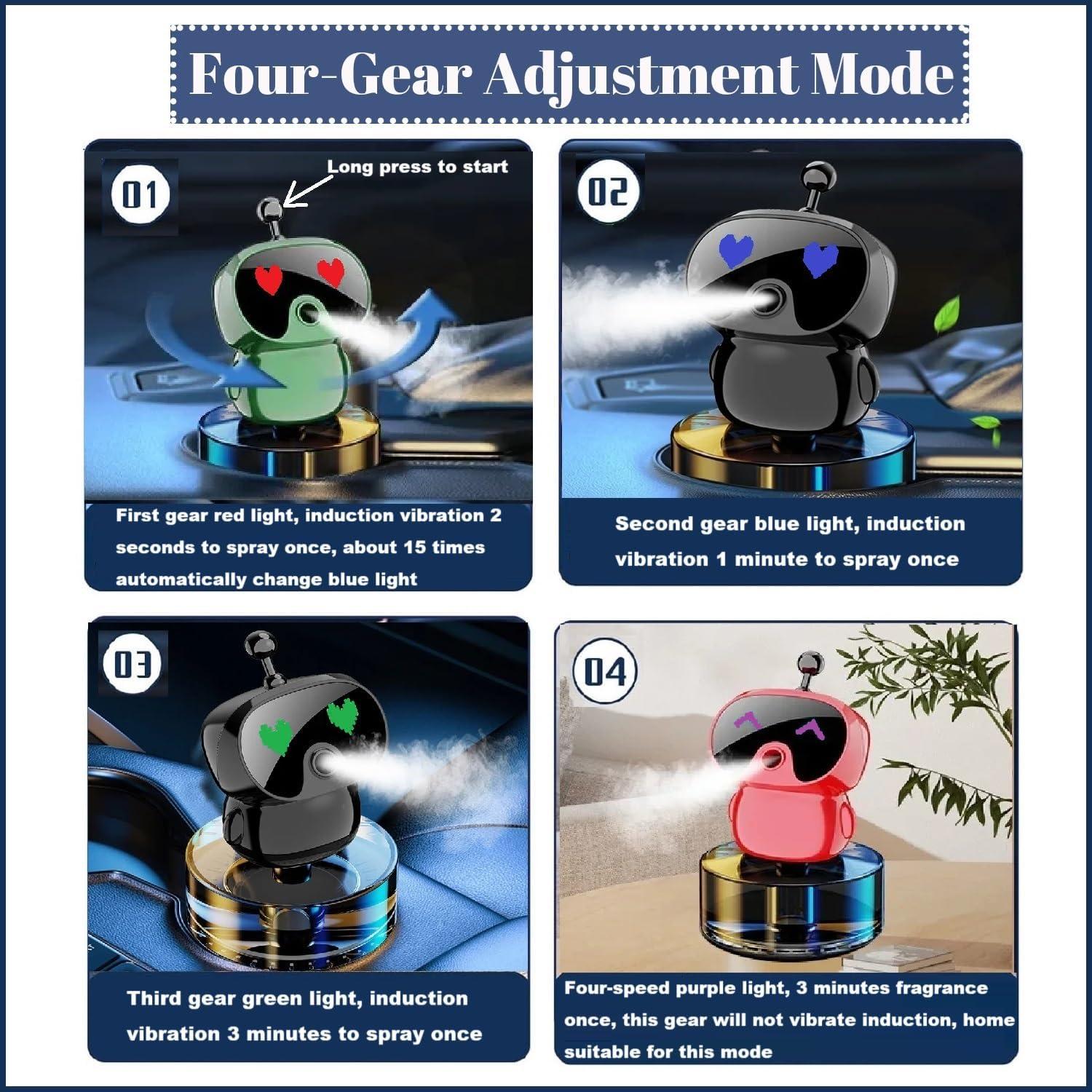 Difusor de Aromaterapia Inteligente Pujiang JQR001 Negro