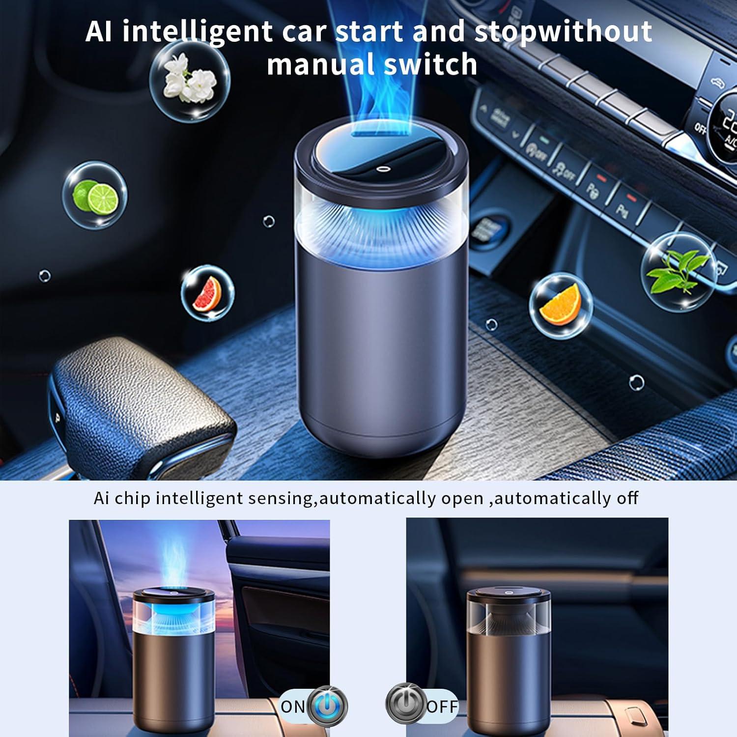 Ambientador de Coche Inteligente NovaScent, Recargable, 6 Meses