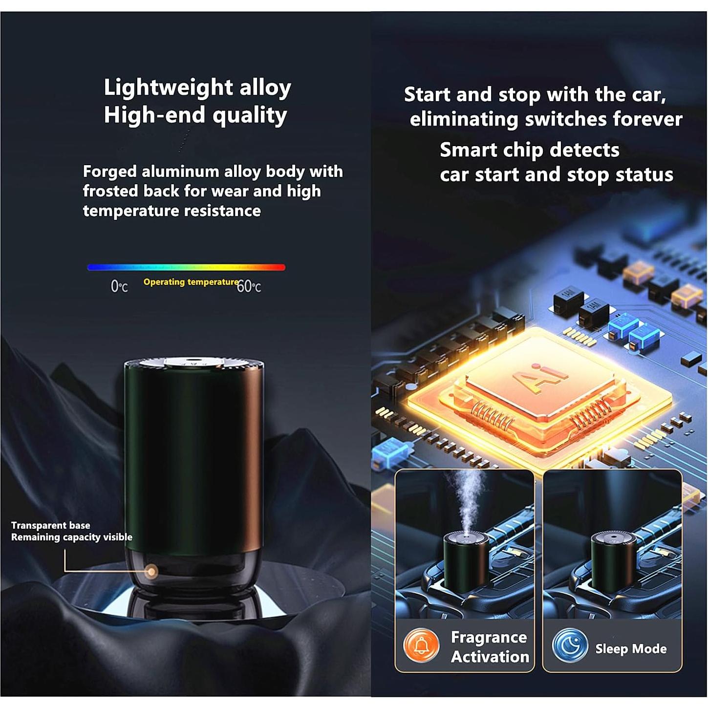 Ambientador de Coche Inteligente ZYCZFC 50ML Aromaterapia Shangri-La