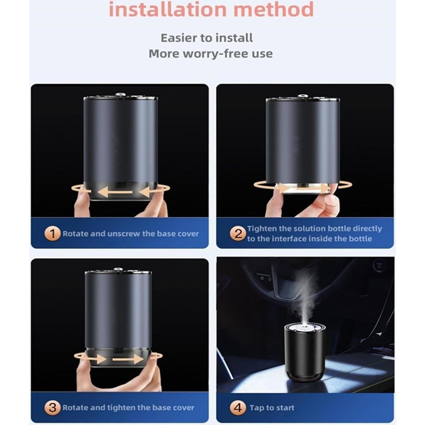 Ambientador de Coche Inteligente ZYCZFC 50ML Aromaterapia Shangri-La