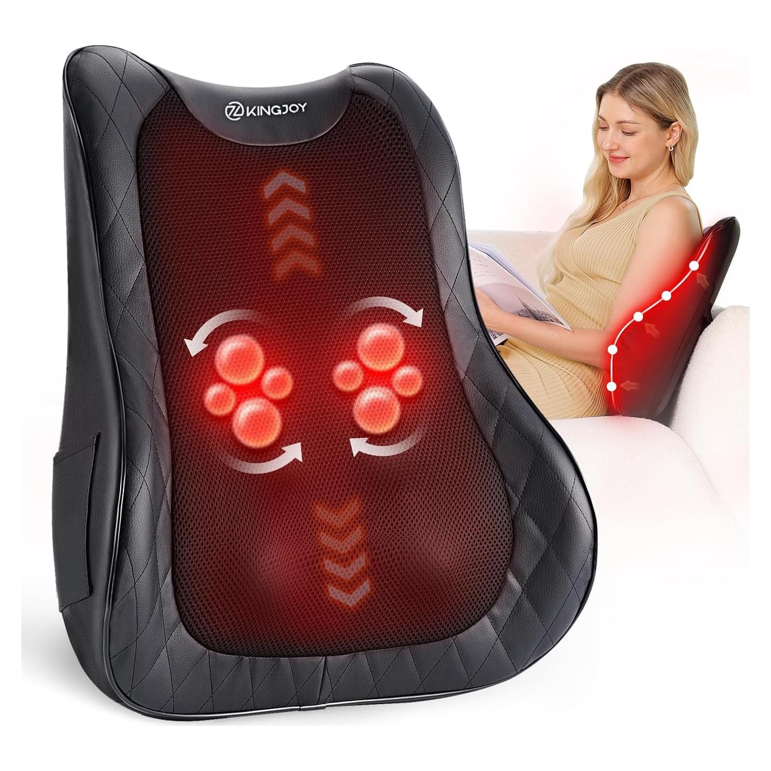 Masajeador de Espalda KINGJOY M9 con Calor y Amasado 3D