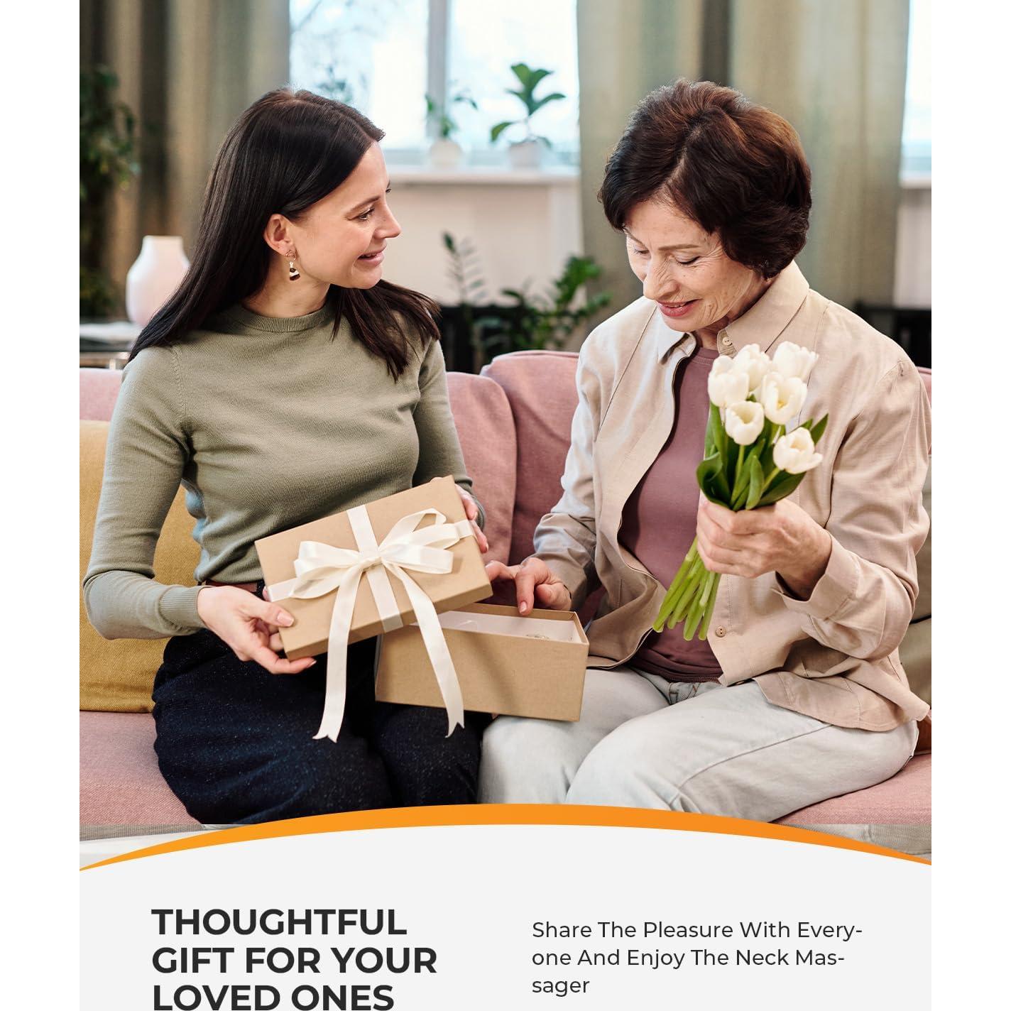 Masajeador de Cuello Inalámbrico CooCoCo con Calor 6D