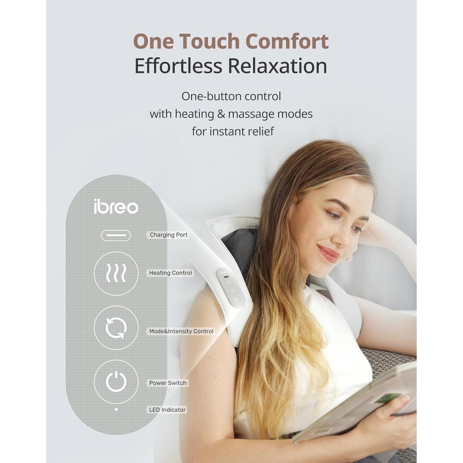 Masajeador de Cuello y Espalda Shiatsu N5 mini S3 con Calor