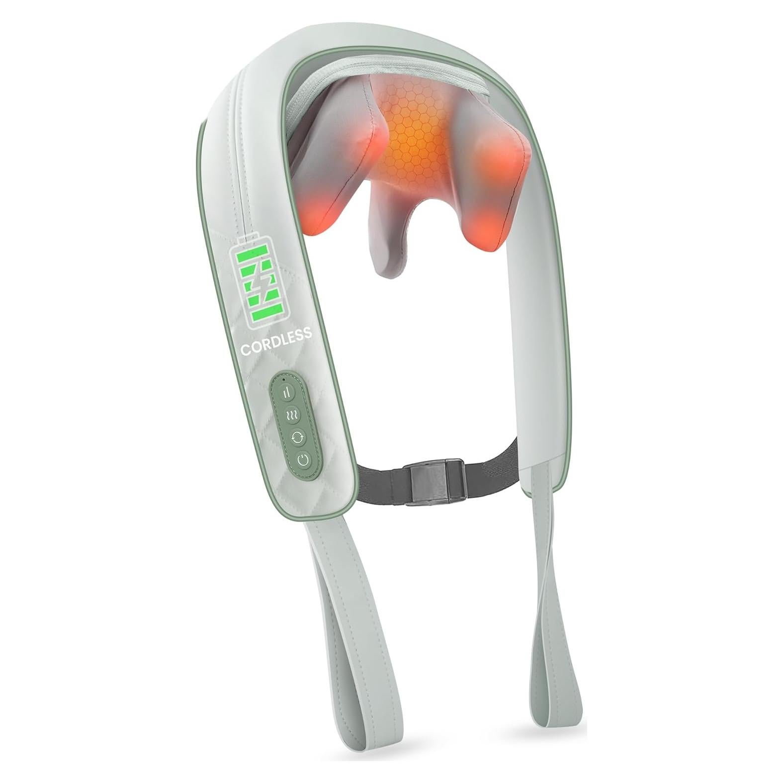 Masajeador de Cuello Inalámbrico Snailax SL-682 con Calor 4D