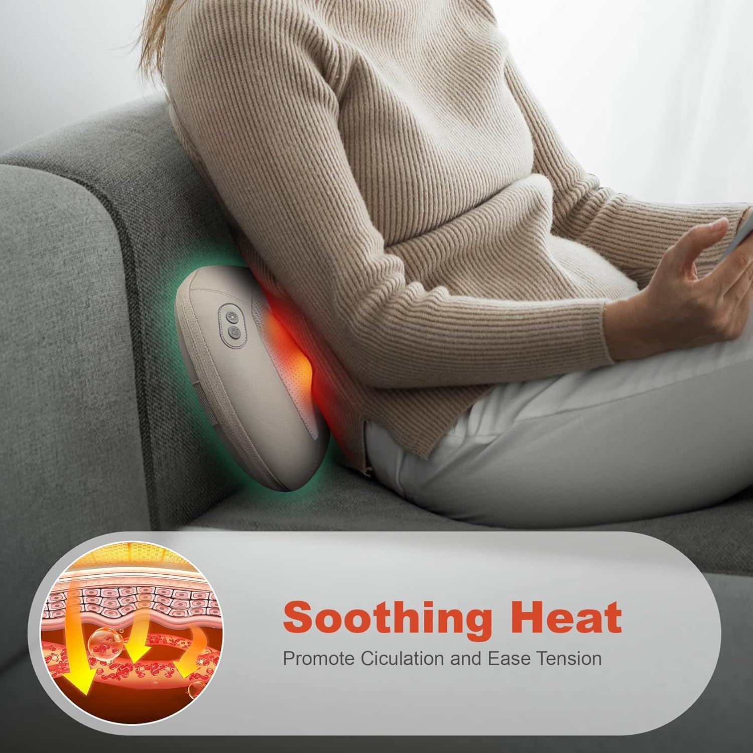 Masajeador de Espalda y Cuello Shiatsu Heycool HY-618 con Calor