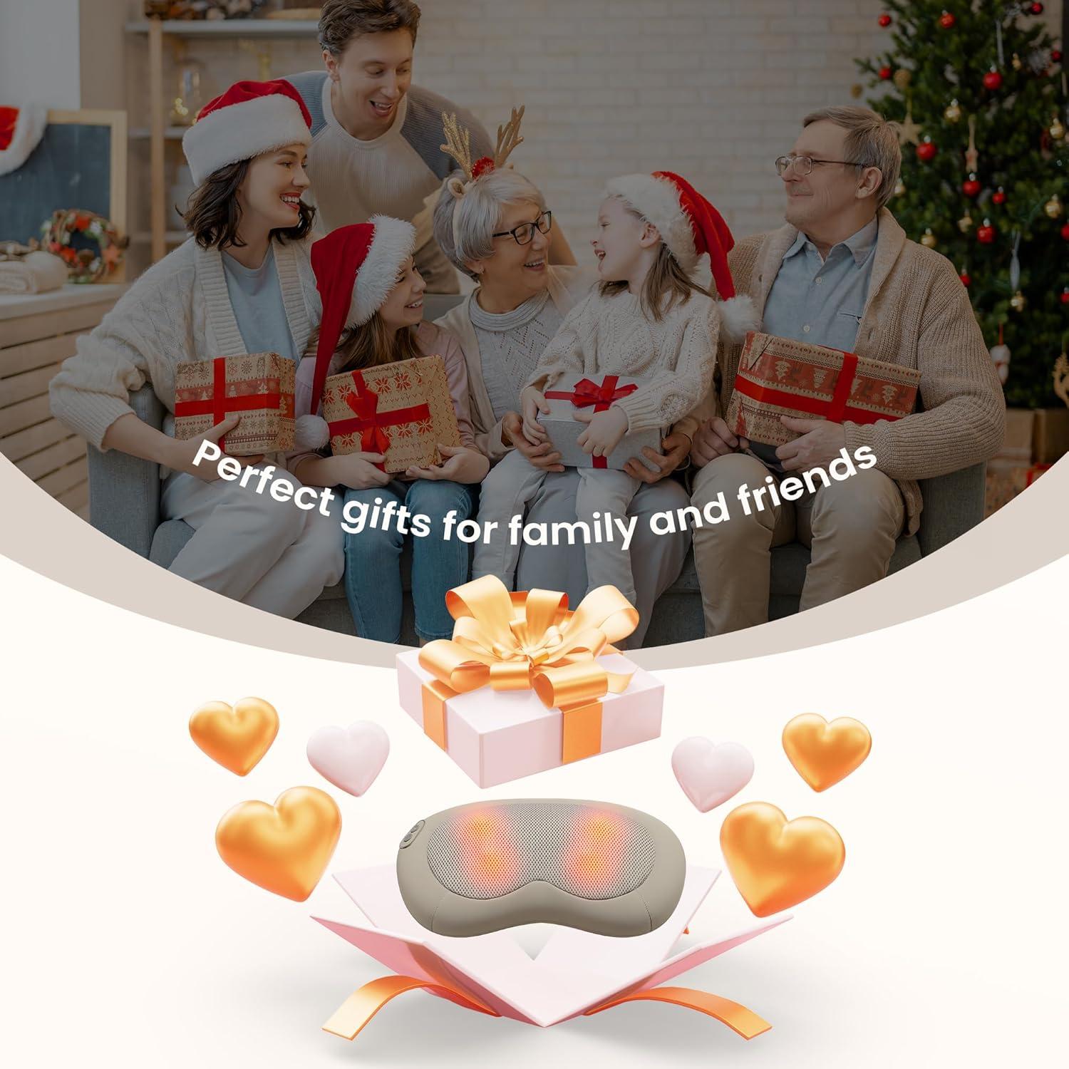 Masajeador de Espalda y Cuello Shiatsu Heycool HY-618 con Calor