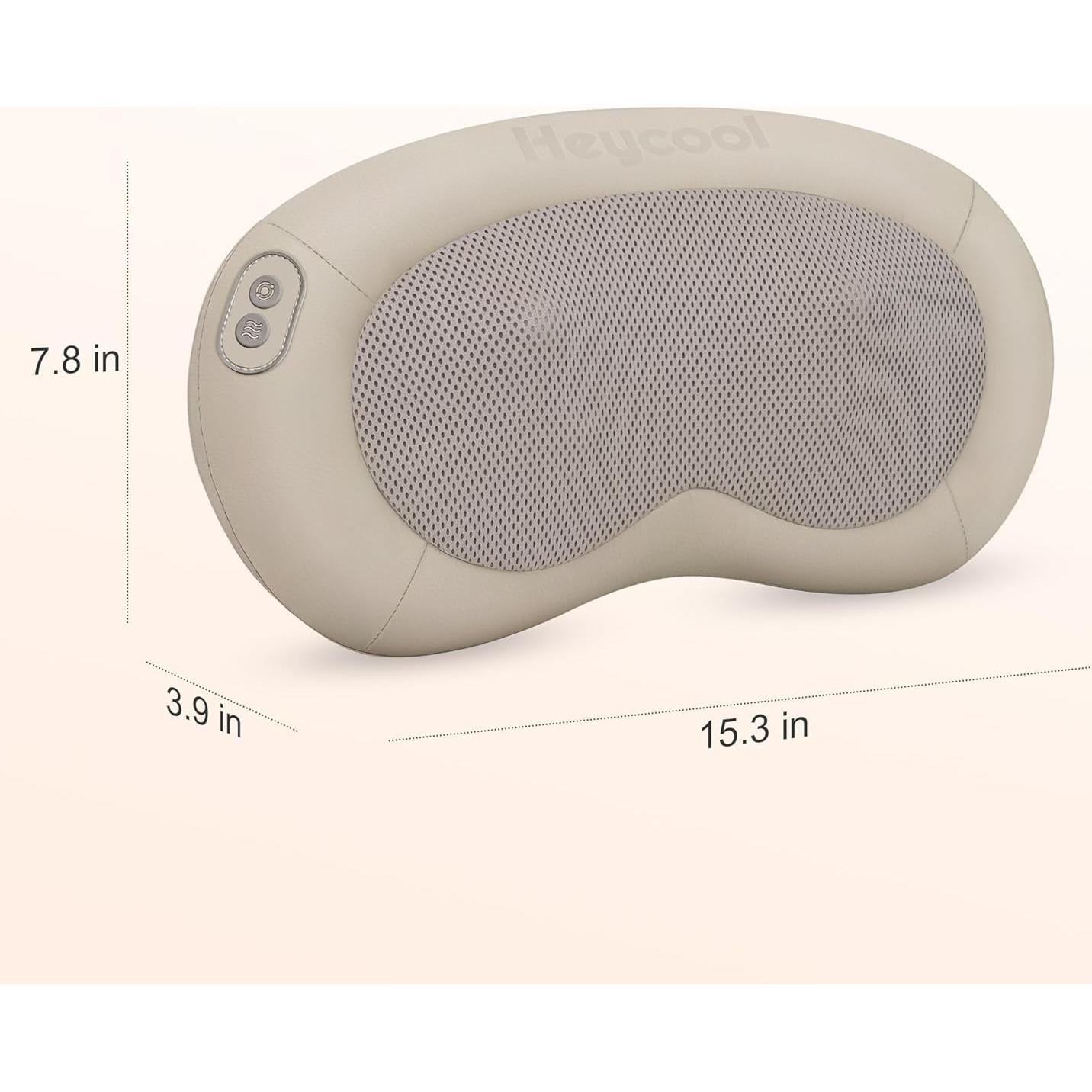 Masajeador de Espalda y Cuello Shiatsu Heycool HY-618 con Calor