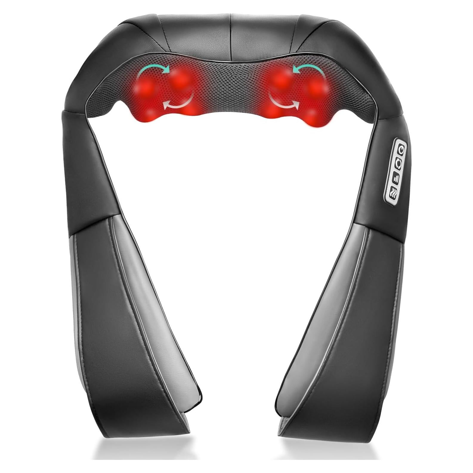 Masajeador de Espalda y Cuello GAXEZO Shiatsu con Calor 4D