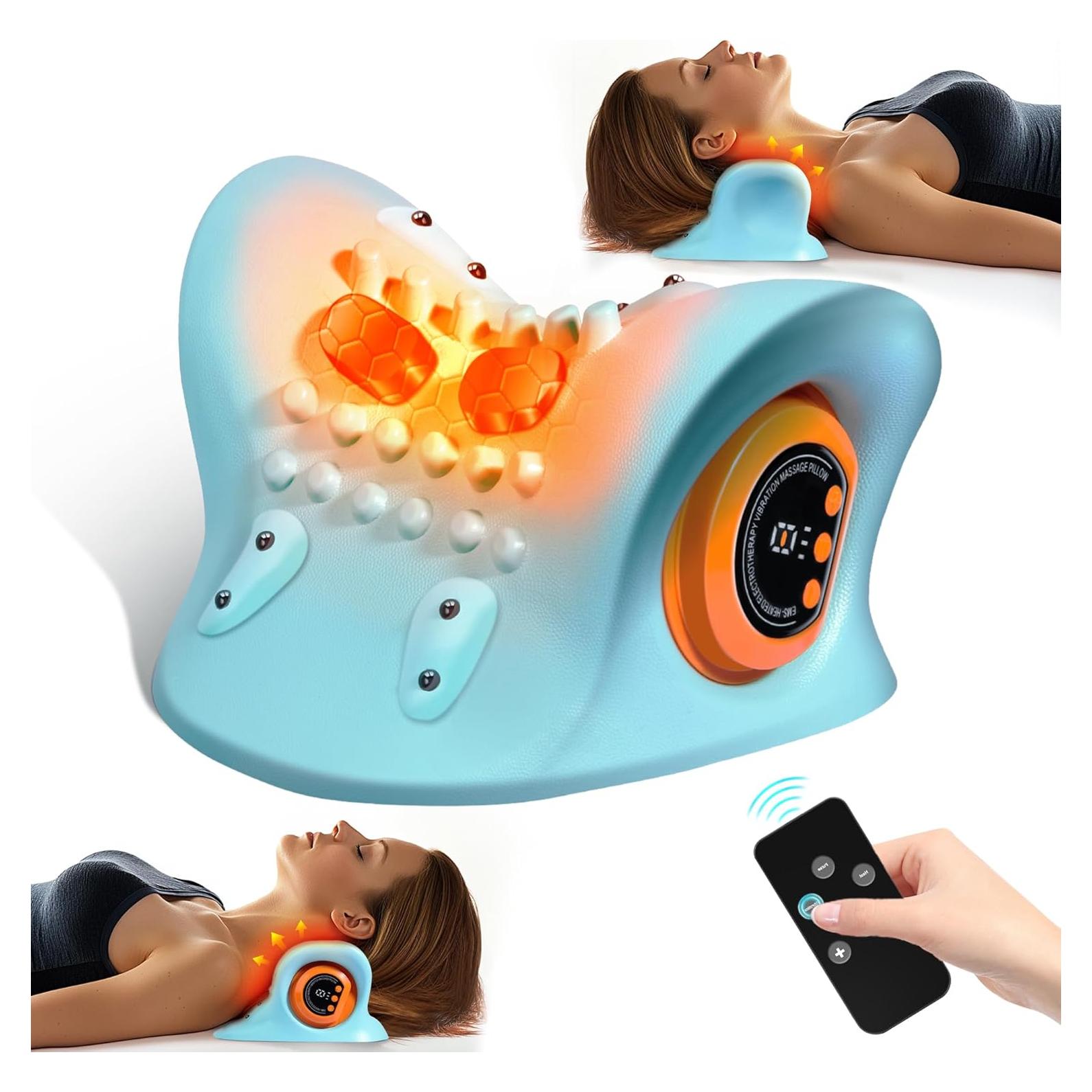 Masajeador de Cuello GYSIEN con Calor y 3 Modos, Alivio Muscular