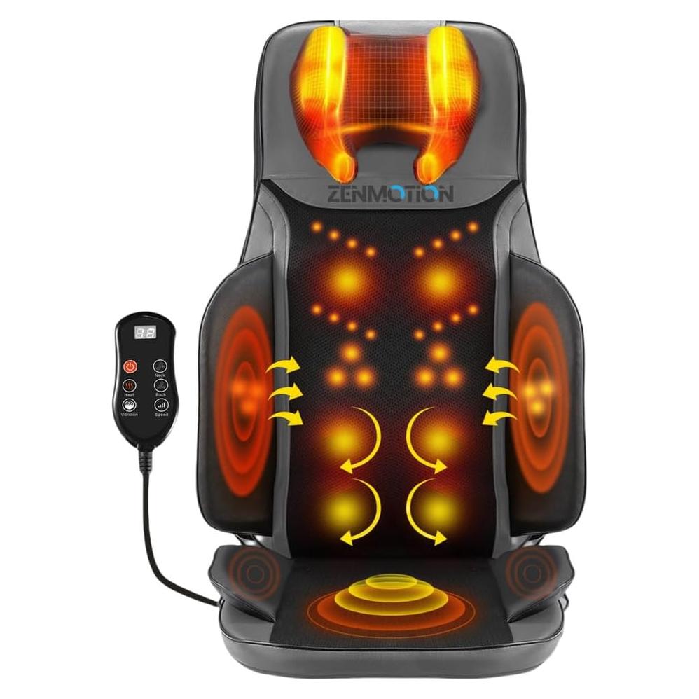 Masajeador de Espalda Shiatsu ZenMotion con Calor y Vibración