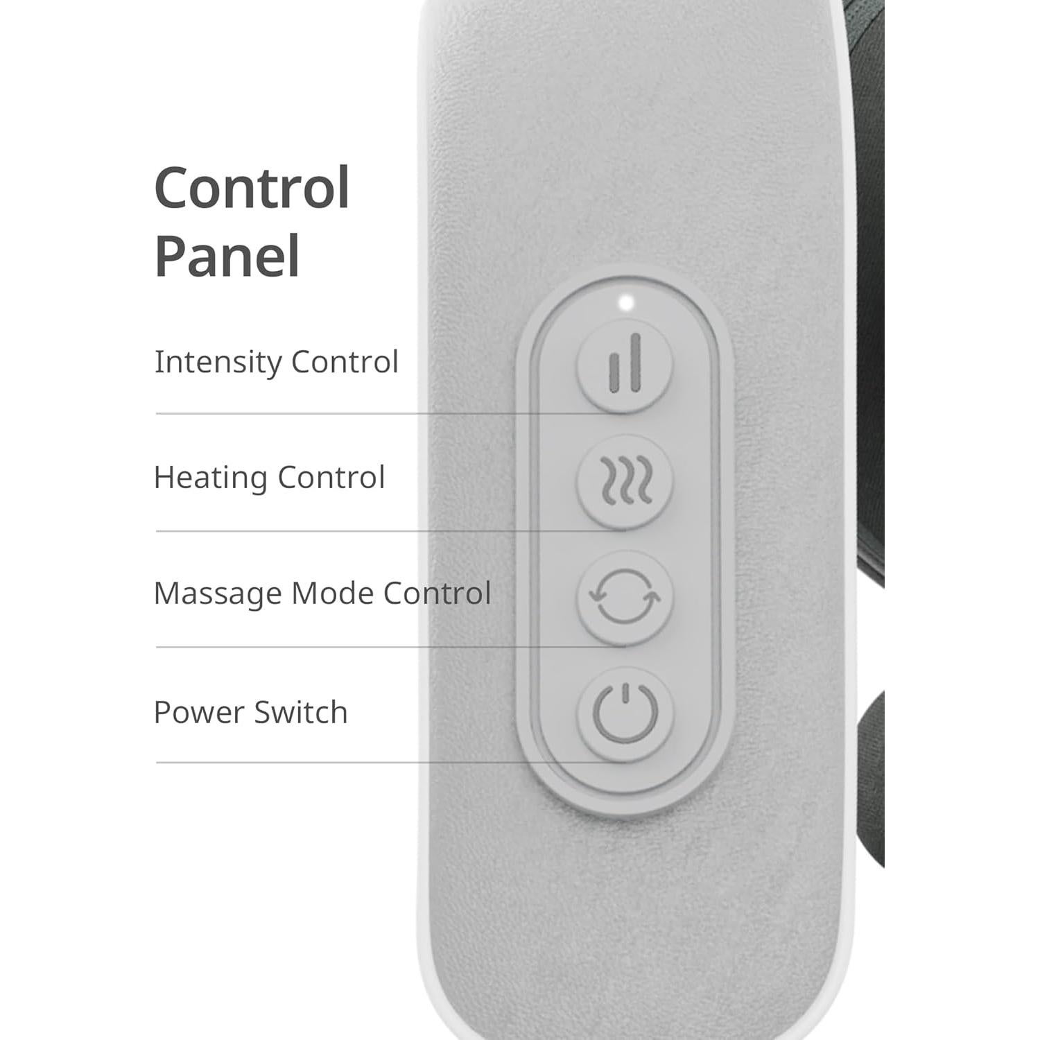 Masajeador de Cuello y Espalda Inalámbrico nibreo con Calor