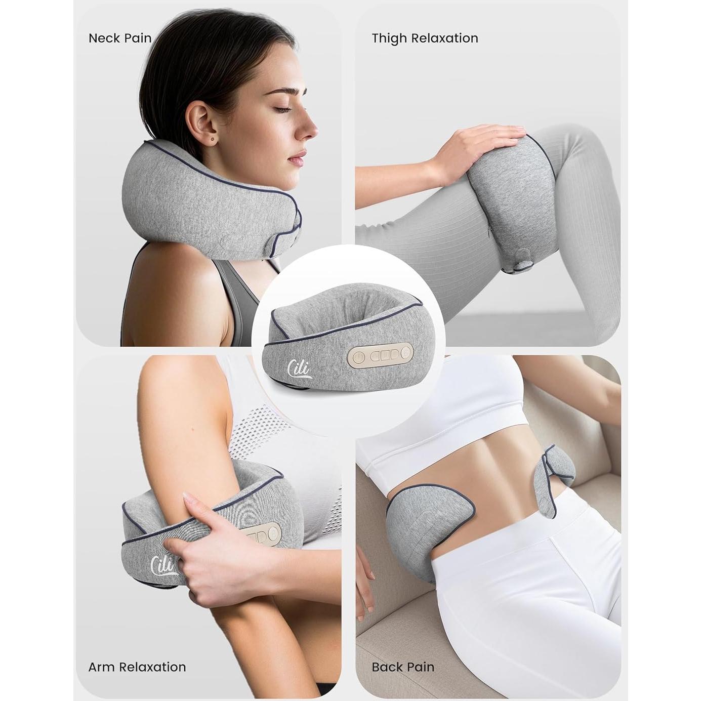 Masajeador de Cuello Inalámbrico CILI CL-6476 con Calor 2500mAh