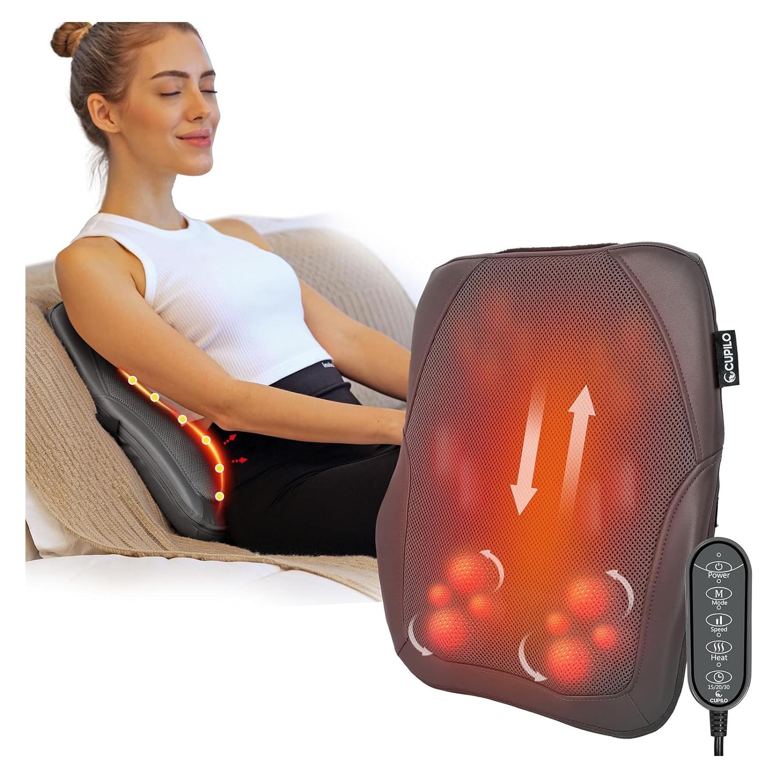 Masajeador de Espalda Baja CuPiLo CPL-2243 3D Amasado Shiatsu