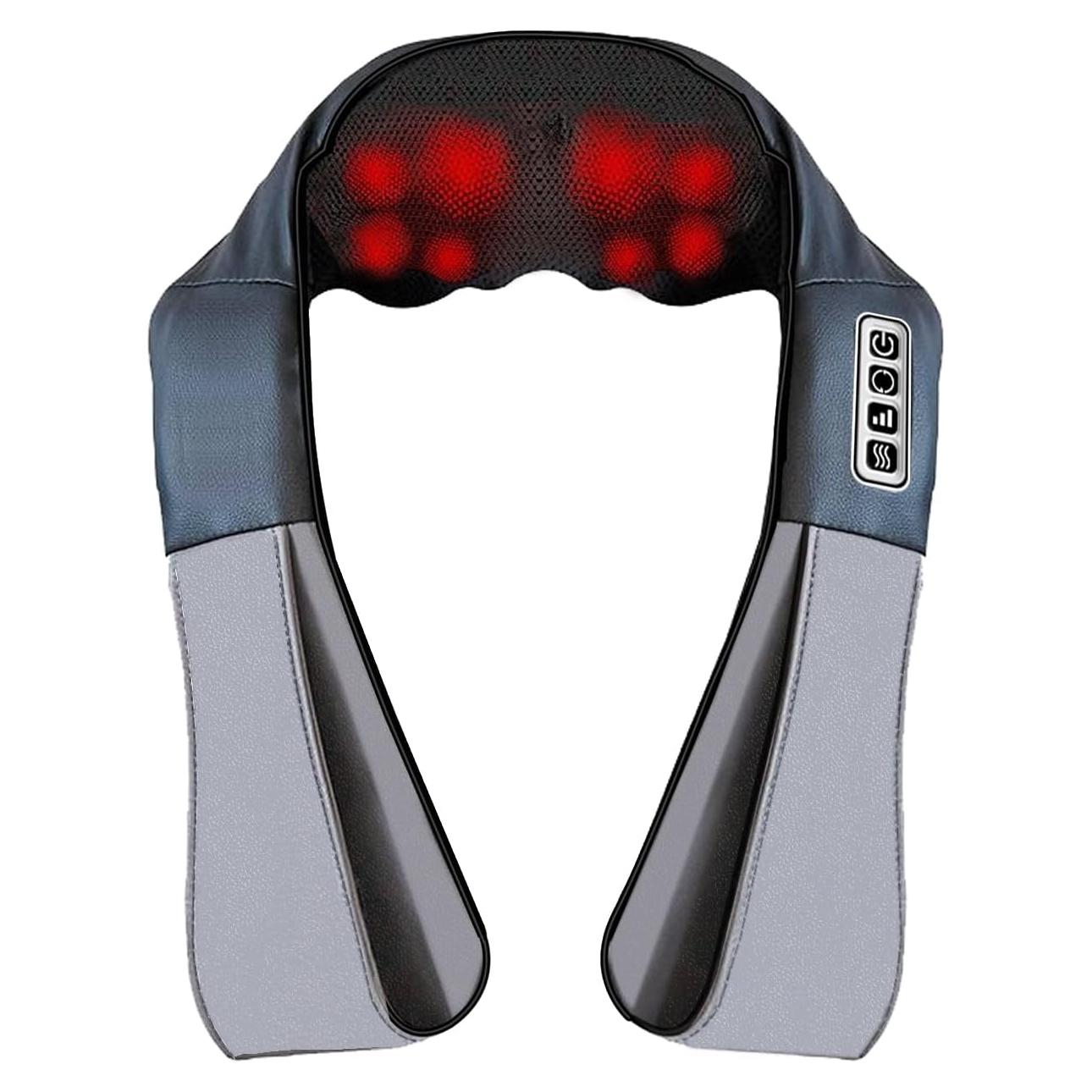 Masajeador de Cuello Shiatsu Helphier con Calor y Amasado