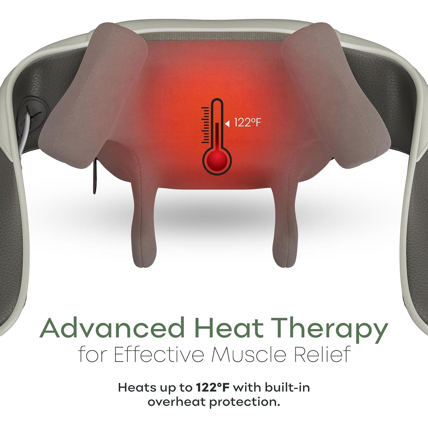 Masajeador Eléctrico de Cuello y Espalda Adomii 4D Inalámbrico