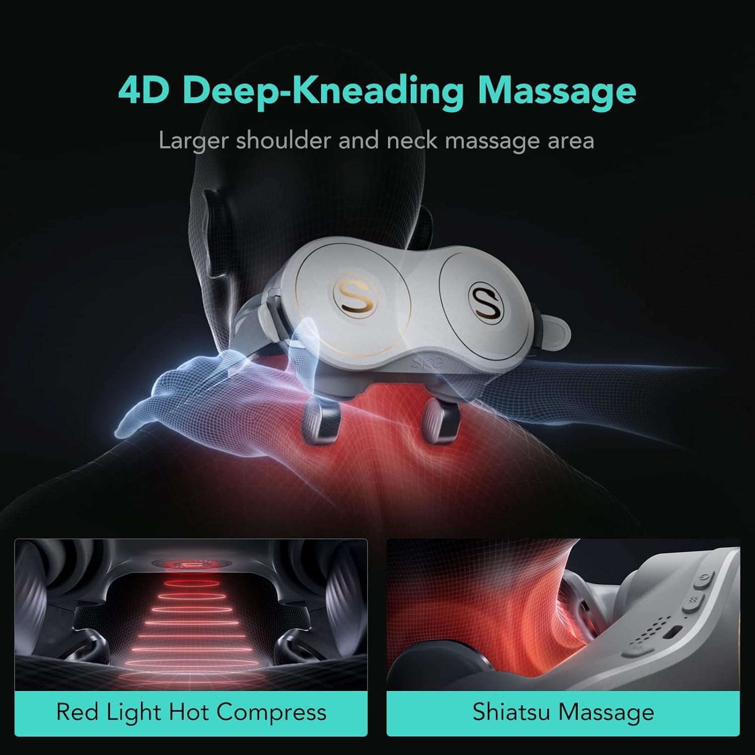 Masajeador de Cuello SKG H7 Shiatsu Eléctrico con Calefacción