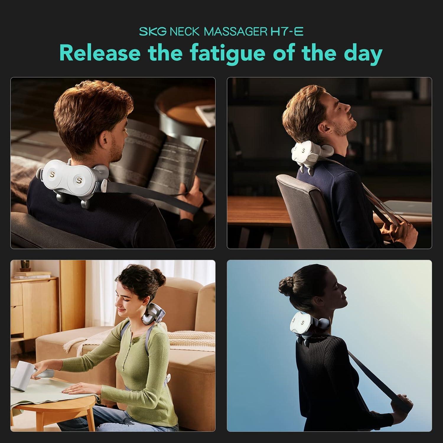 Masajeador de Cuello SKG H7 Shiatsu Eléctrico con Calefacción