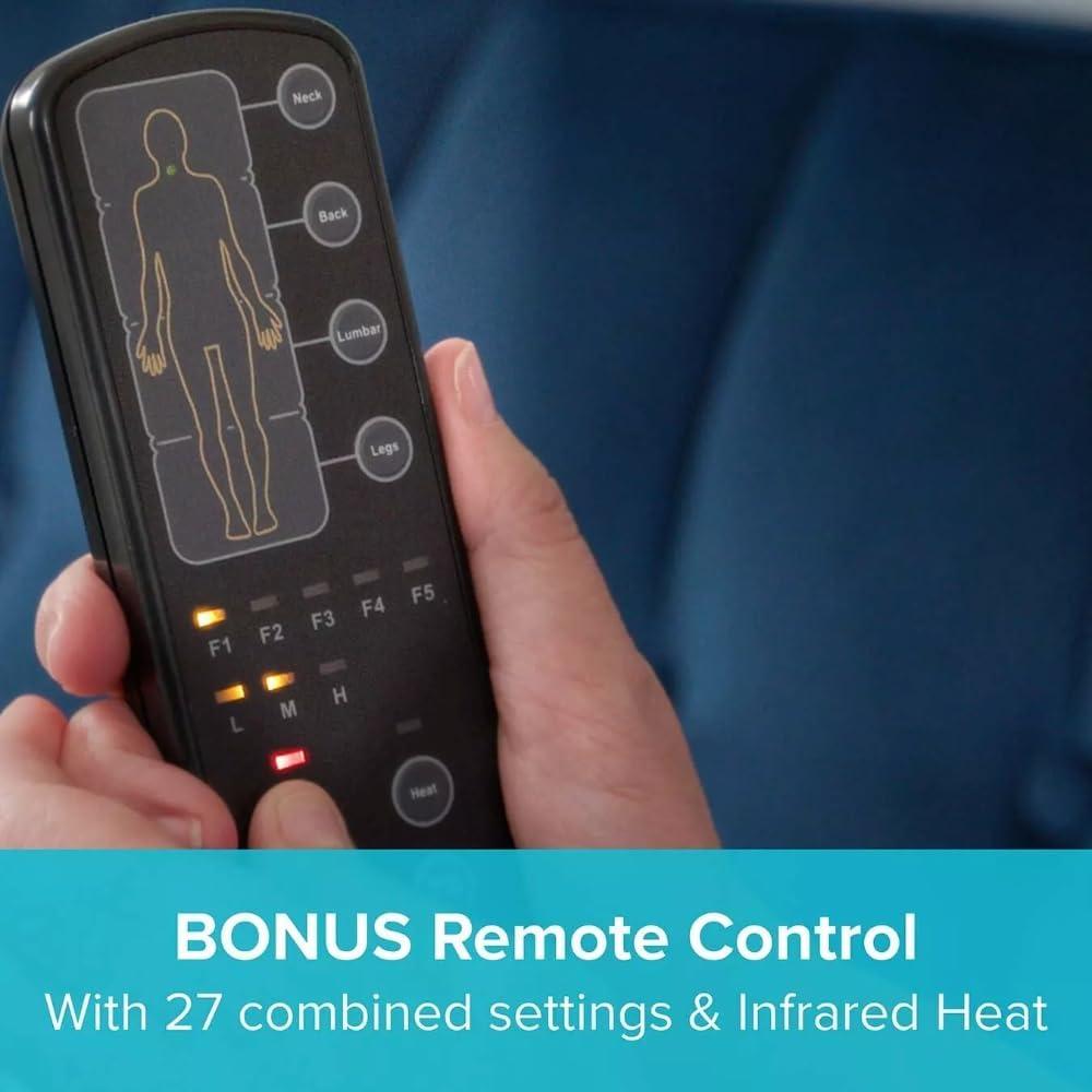 Sistema de Masaje eZwell Remedy - 3 en 1 Shiatsu y Calor