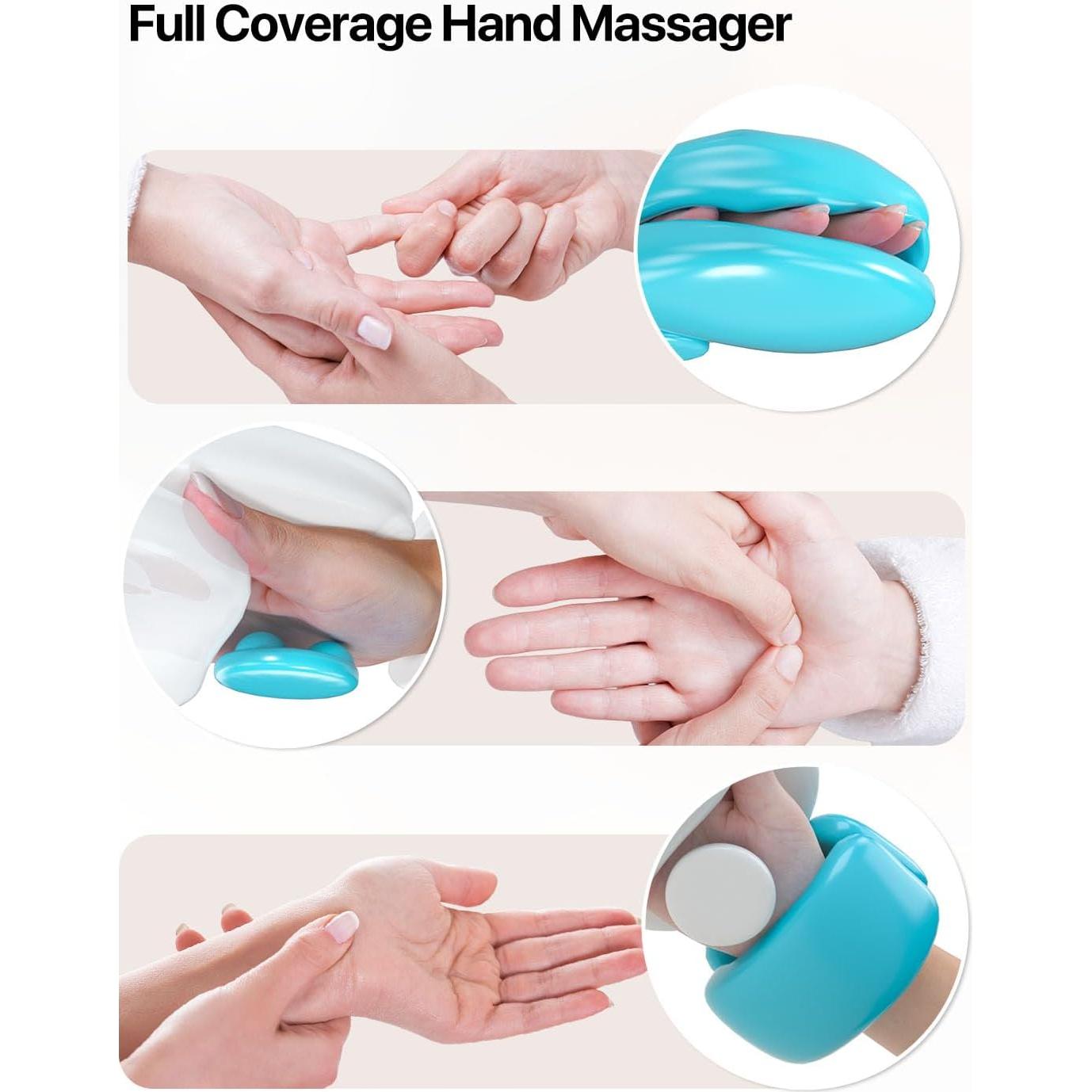 Masajeador de Mano Eléctrico ALLJOY con Calor y Compresión