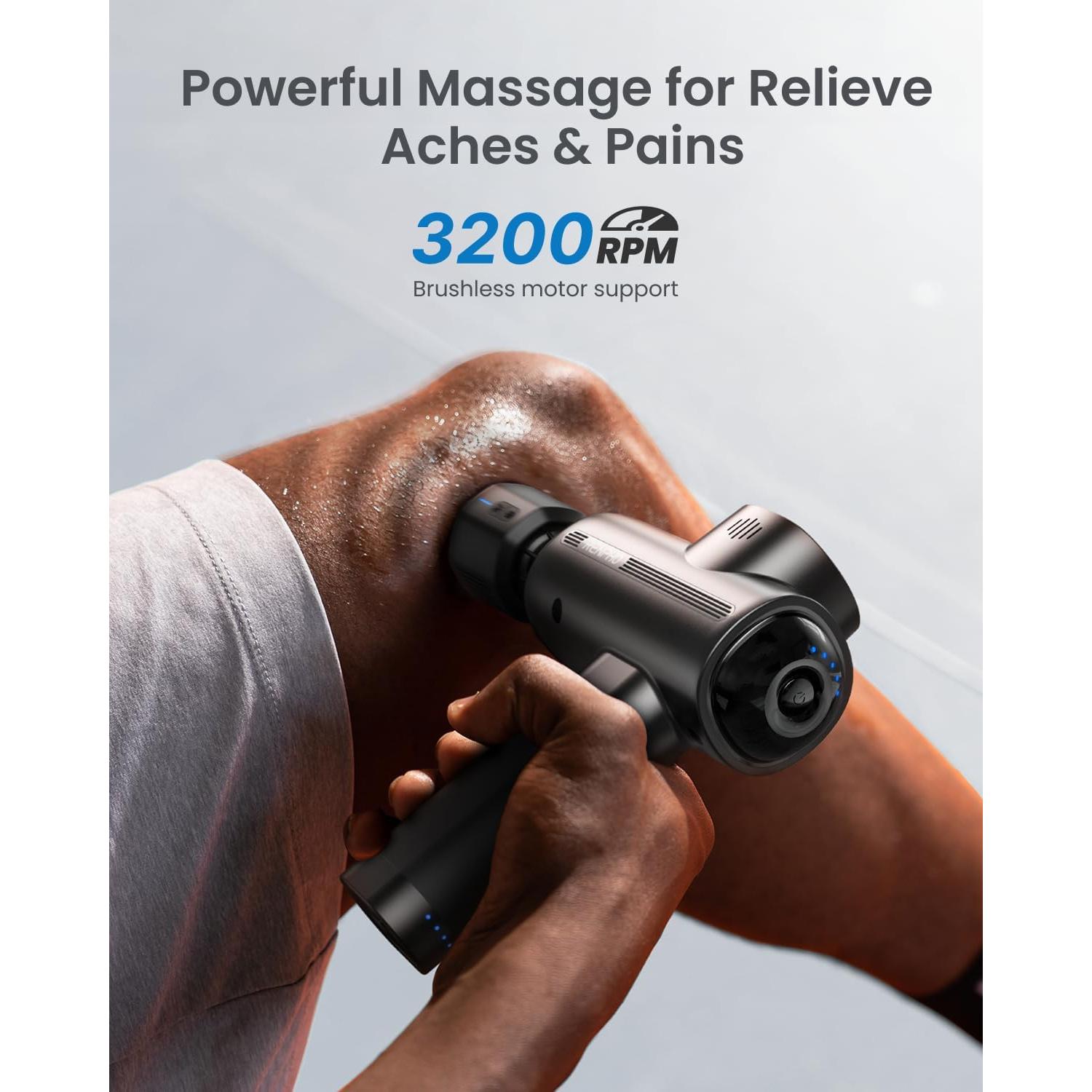 Pistola de Masaje RENPHO Active Thermacool con Calor y Frío