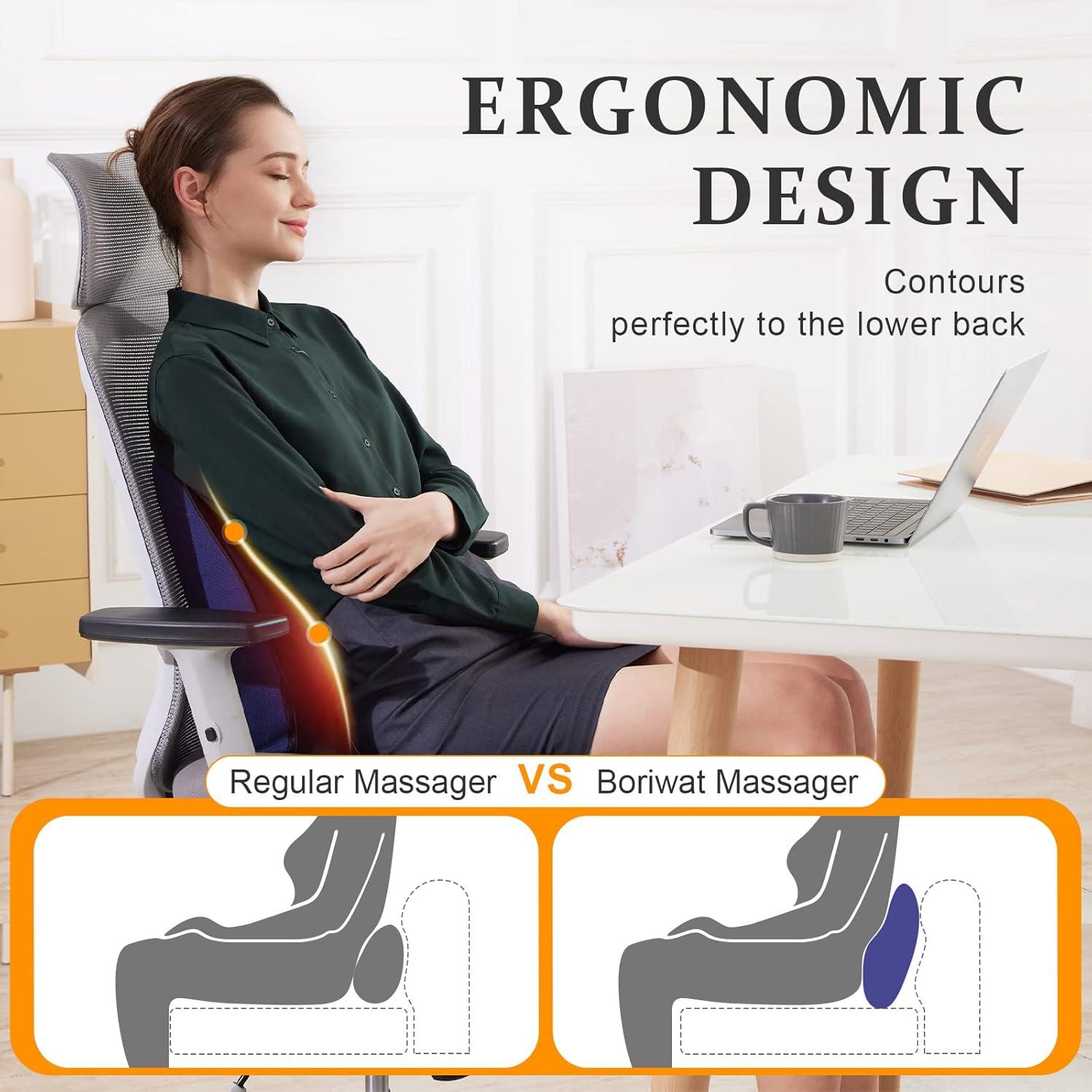 Masajeador de Espalda y Cuello Boriwat R16 con Calor 3D