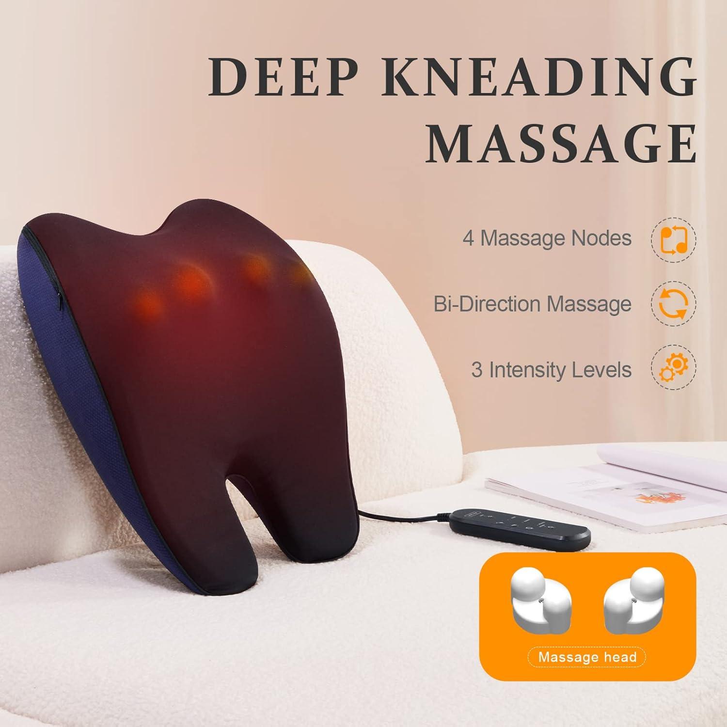 Masajeador de Espalda y Cuello Boriwat R16 con Calor 3D