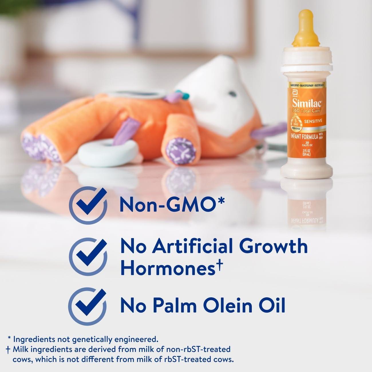 Similac 360 Cuidado Total Sensible Fórmula Infantil 12x59ml