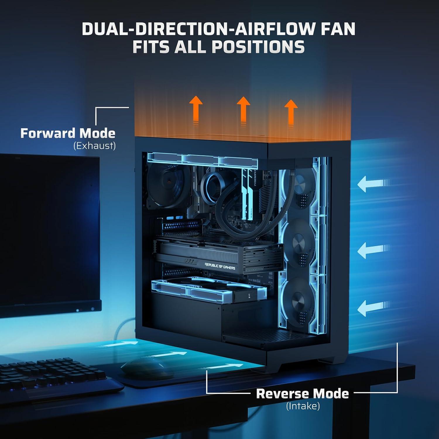 Ventilador de Caja LTC CF-123D 120mm ARGB 3 Unidades