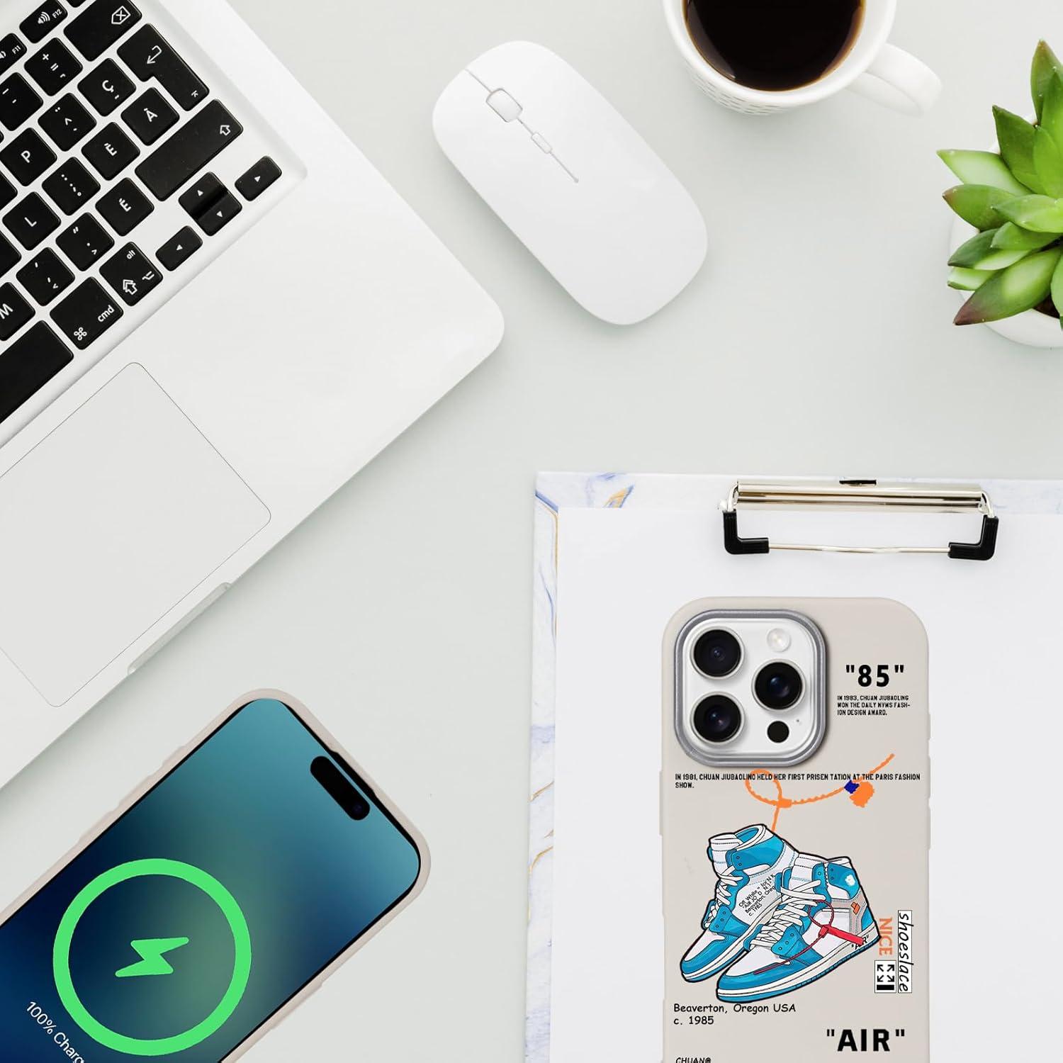 Funda deportiva CHBSHENG para iPhone 16 Pro Max beige