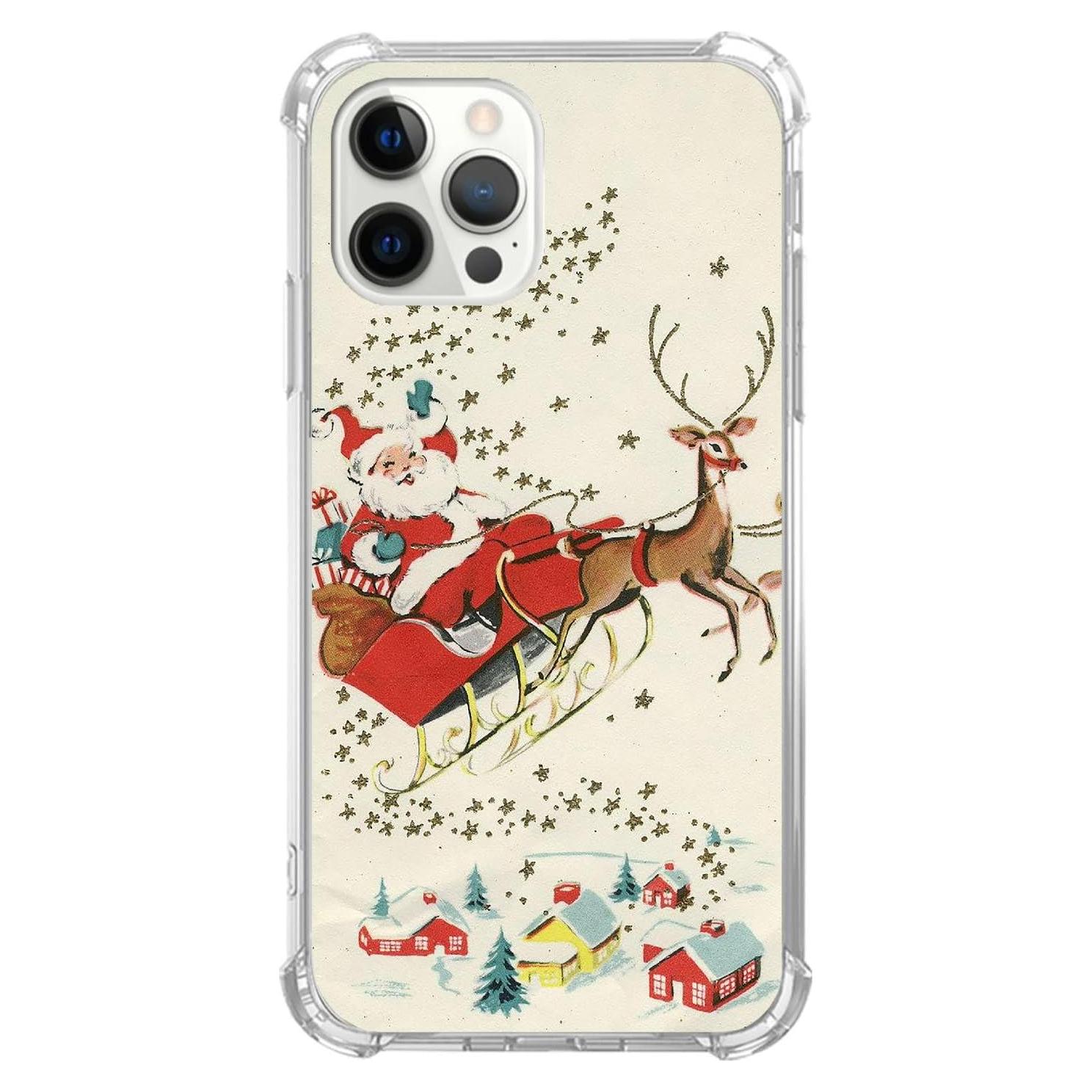 Funda Navidad Vintage LopeyKirt para iPhone 14 Pro Max TPU