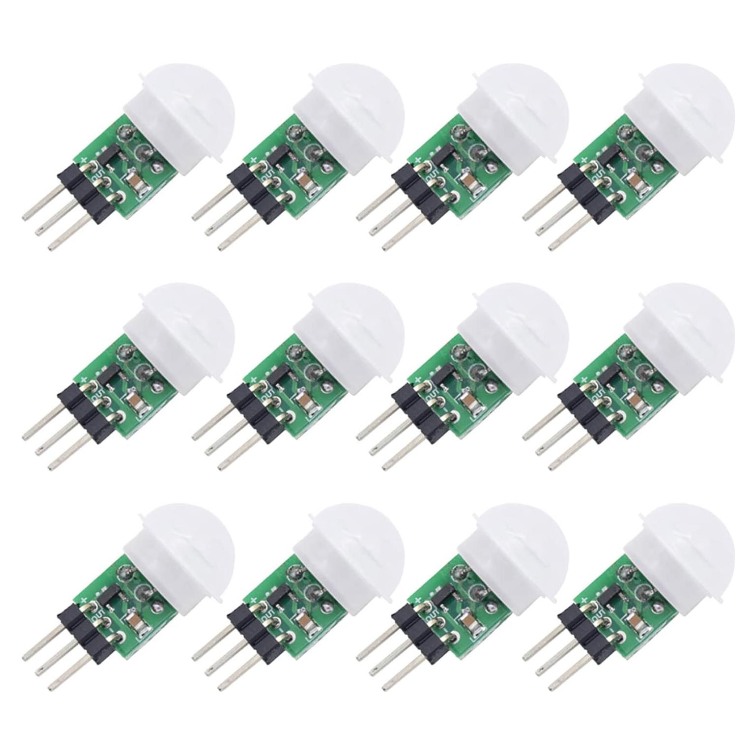 Módulos de Sensor de Movimiento PIR Onyehn - Paquete de 12