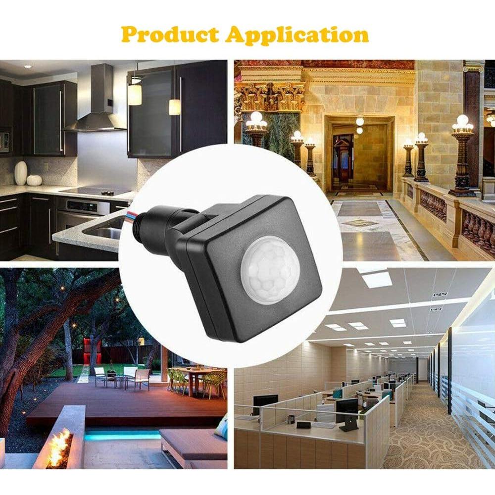 Sensor de Movimiento Infrarrojo KOOBOOK KB552 6m Ajustable