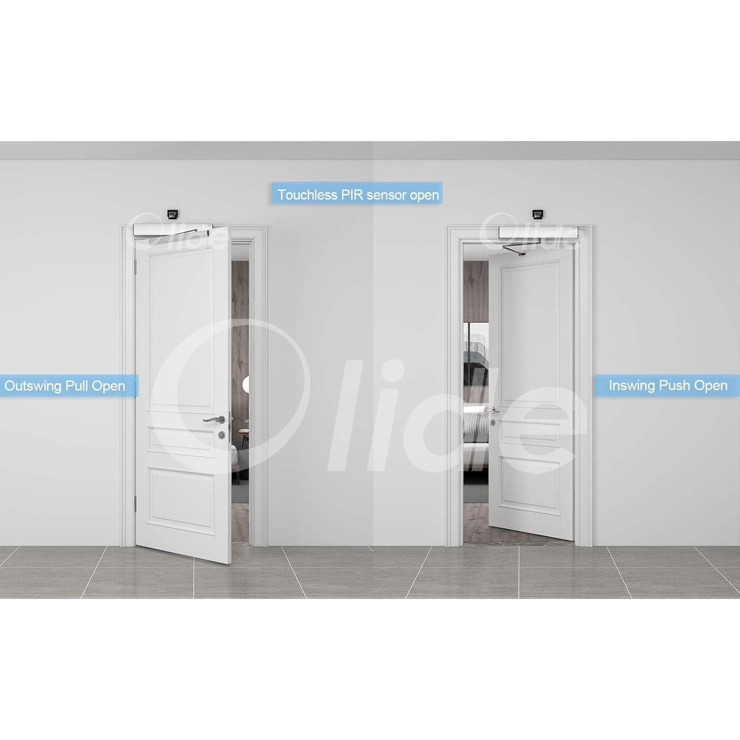 Sensor Táctil Olideauto para Puerta Automática Sin Contacto