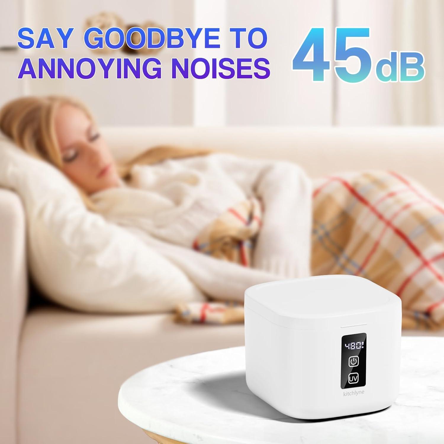 Limpiador Ultrasónico KITCHLYNE para Retenedores 375ml 48kHz