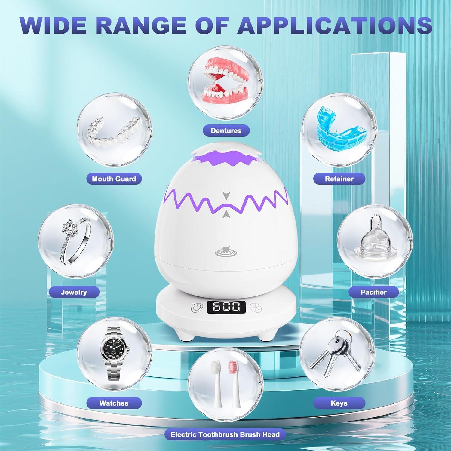 Limpiador Ultrasónico de Retenedores Sovyime H16, 4 Modos