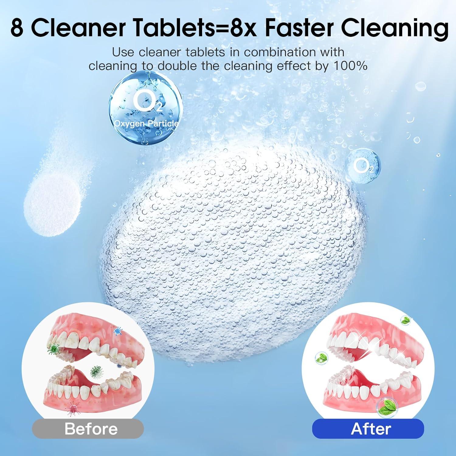 Limpiador Ultrasónico HAUSBELL Negro para Dientes y Retenedores