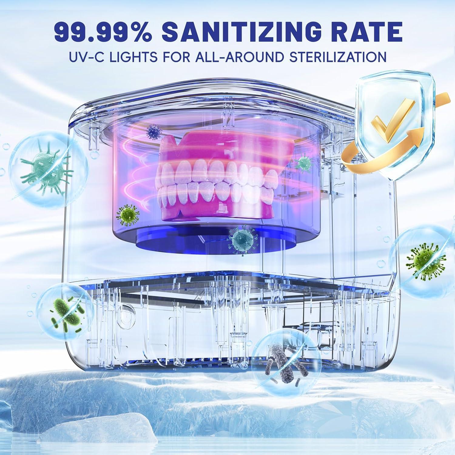 Limpiador Ultrasónico Sonolab 240ml con Tanque Removible y Tabletas