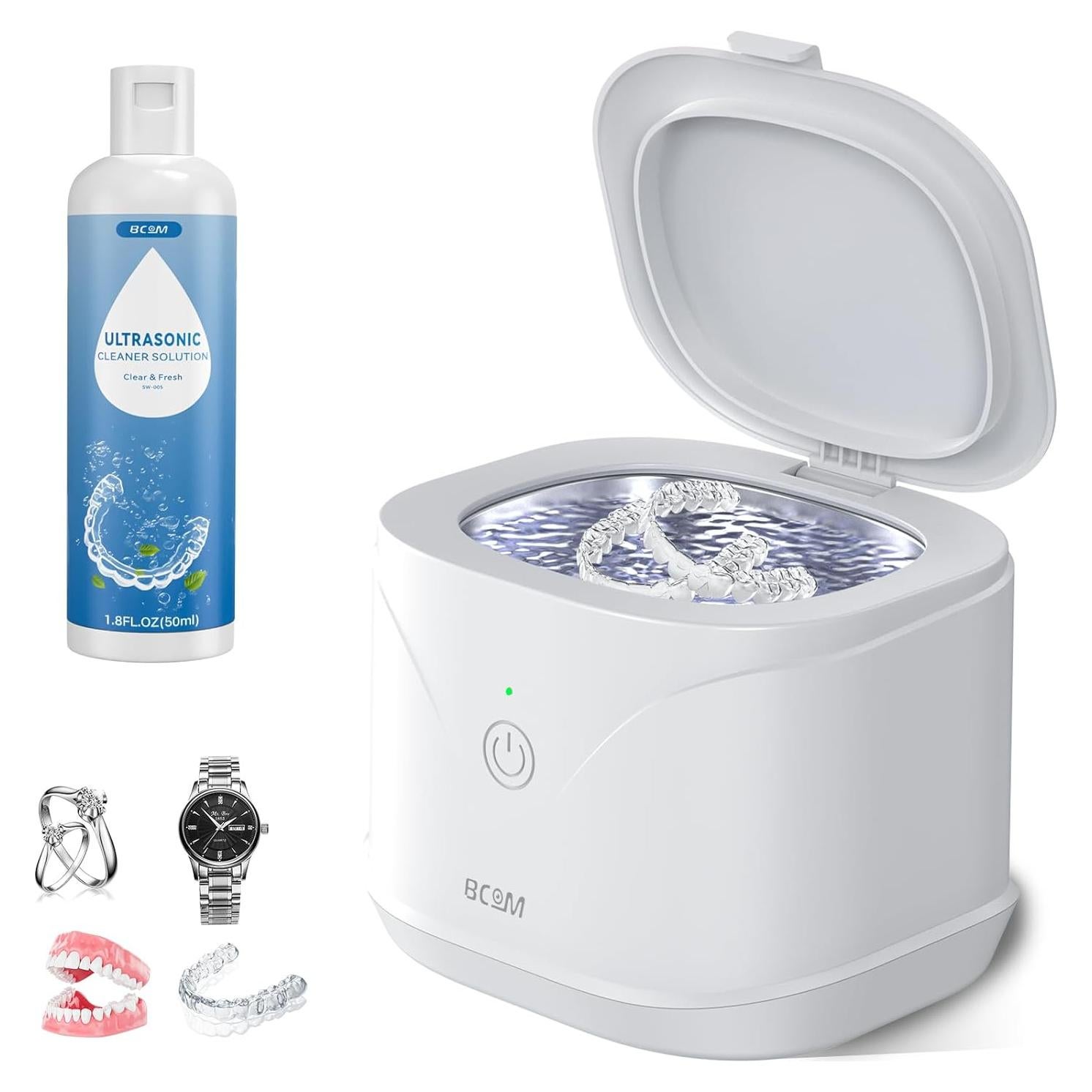 Limpiador Ultrasónico Bcom para Retenedores y Joyas 50ml