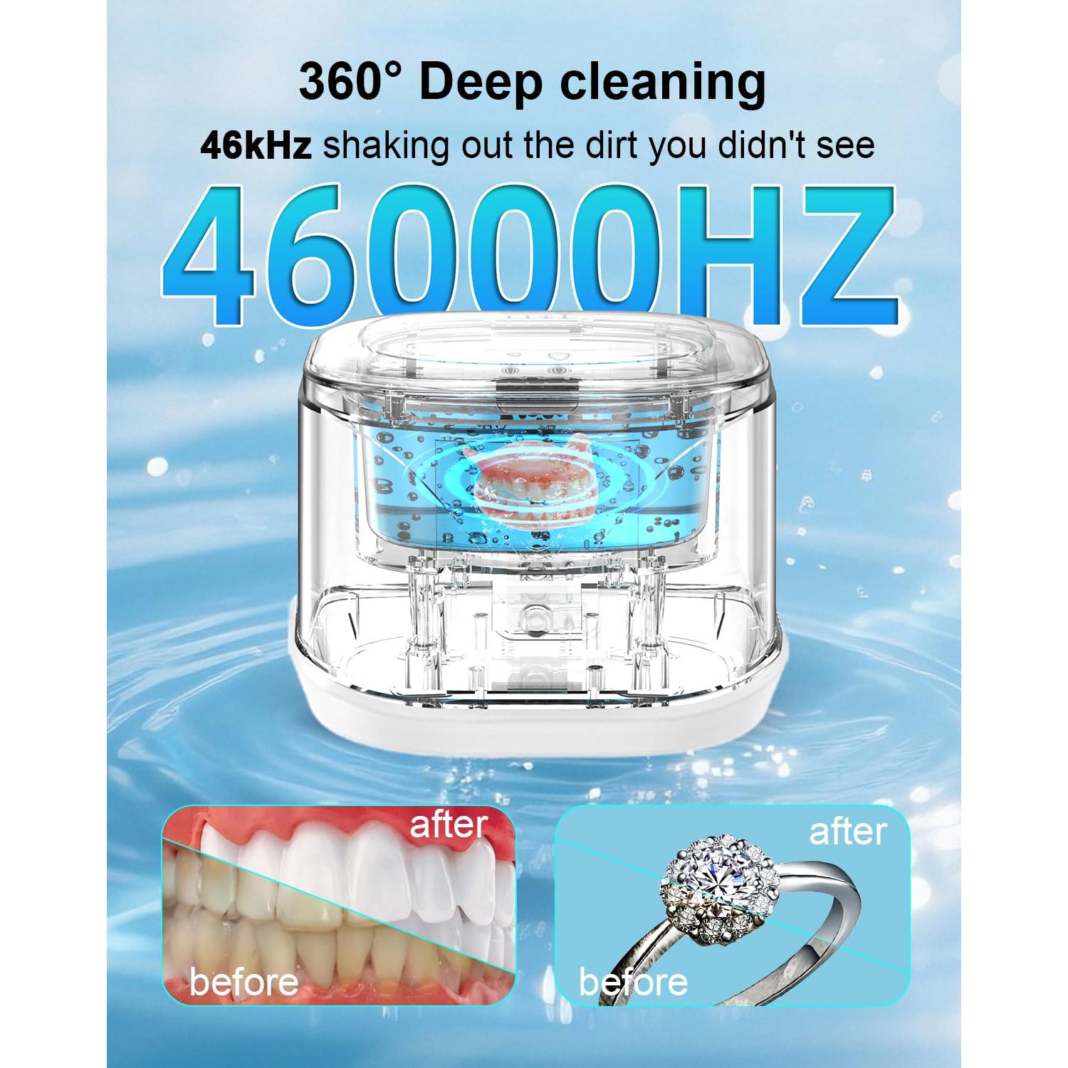 Limpiador Ultrasónico Bcom para Retenedores y Joyas 50ml