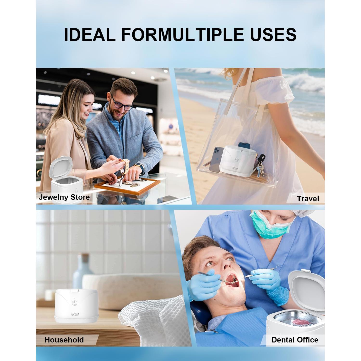 Limpiador Ultrasónico Bcom para Retenedores y Joyas 50ml