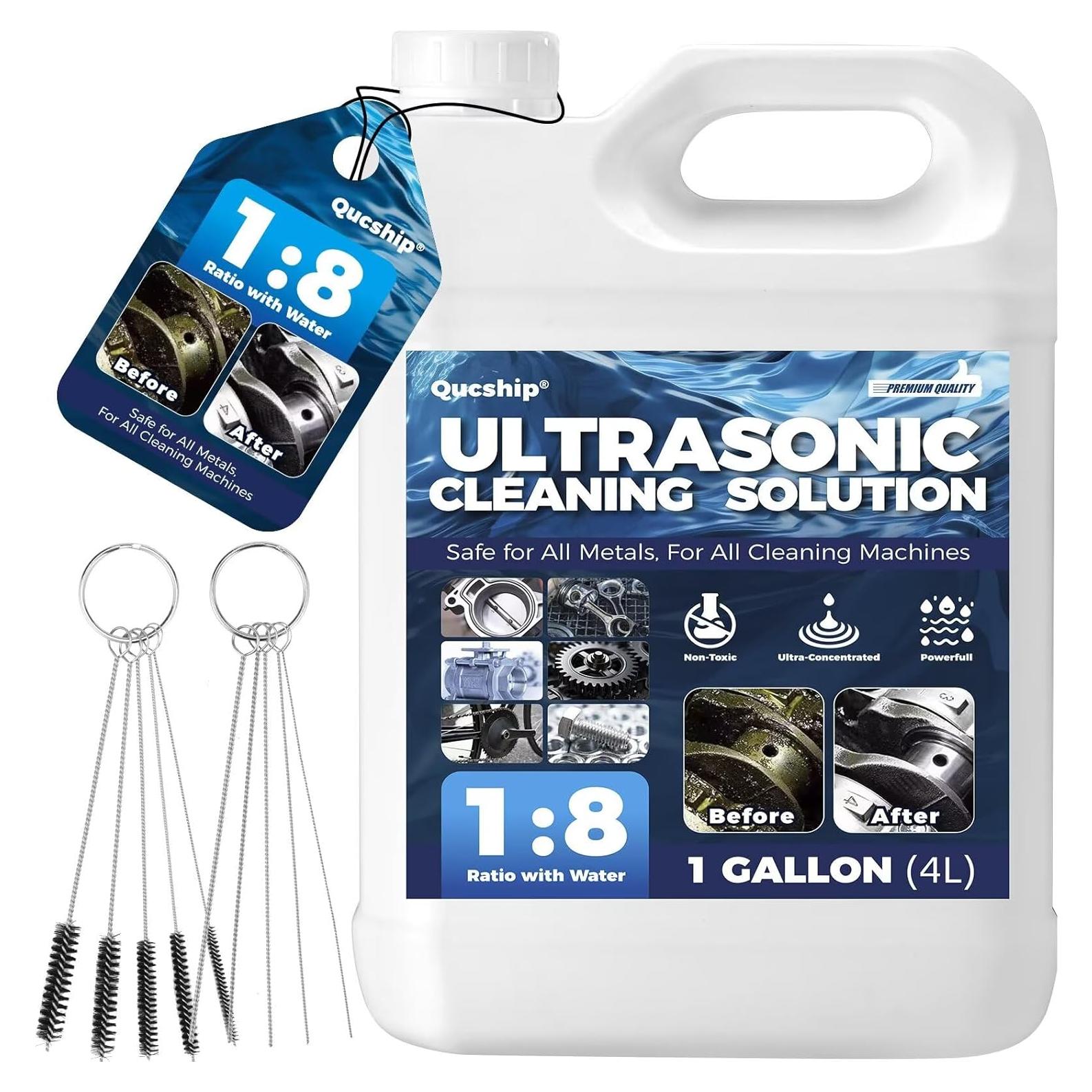 Limpiador Ultrasonido Concentrado Qucship 3.78L - 9 Galones