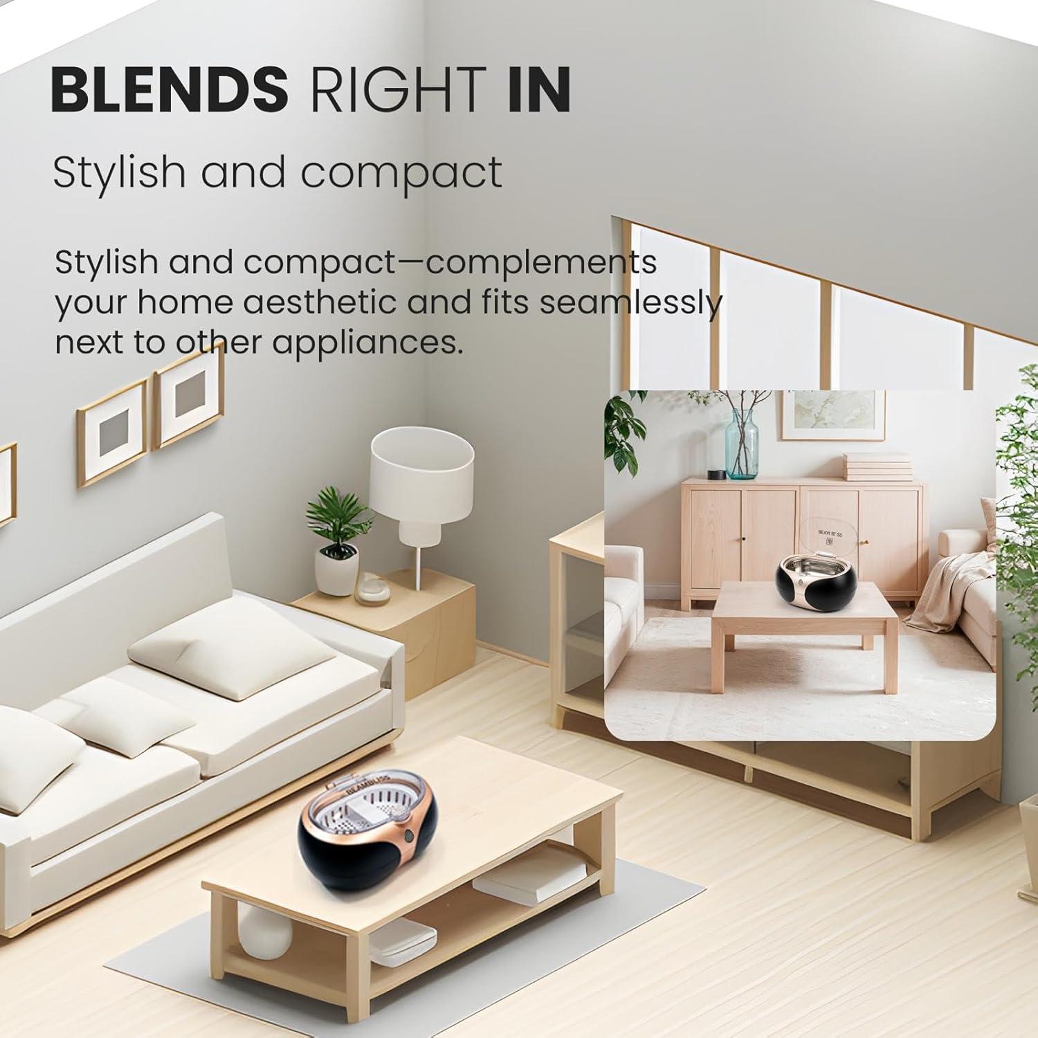 Limpiador ultrasónico de joyas BEAM BLISS 0.59L 42-48kHz