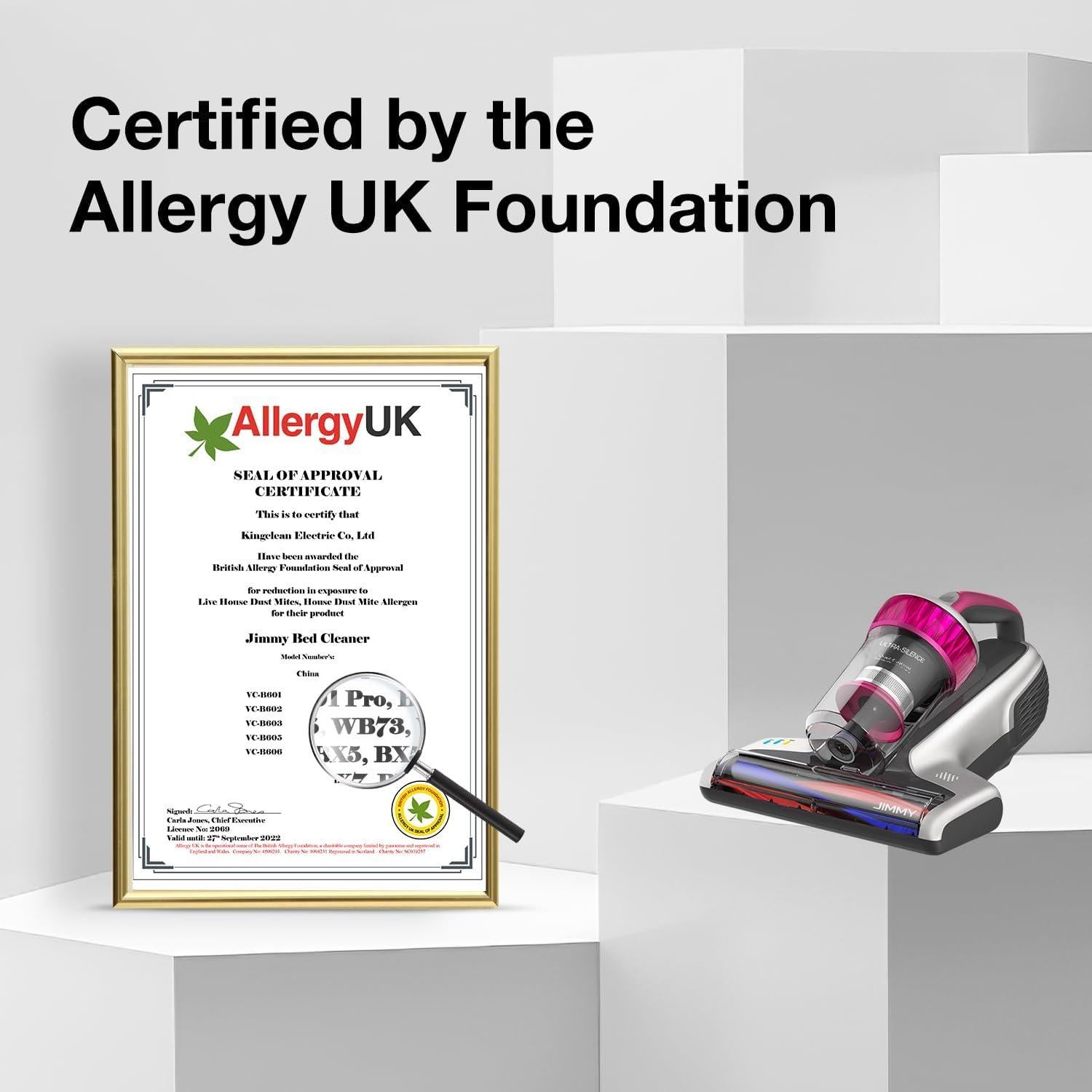 Aspiradora de Colchones Jimmy WB73 con UV y Ultrasonido