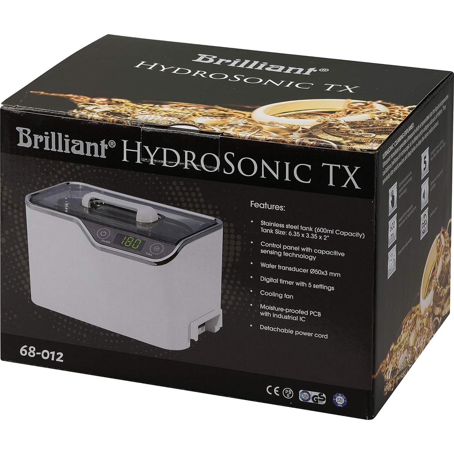 Limpiador Ultrasónico Brillante HydroSonic TX 600ml