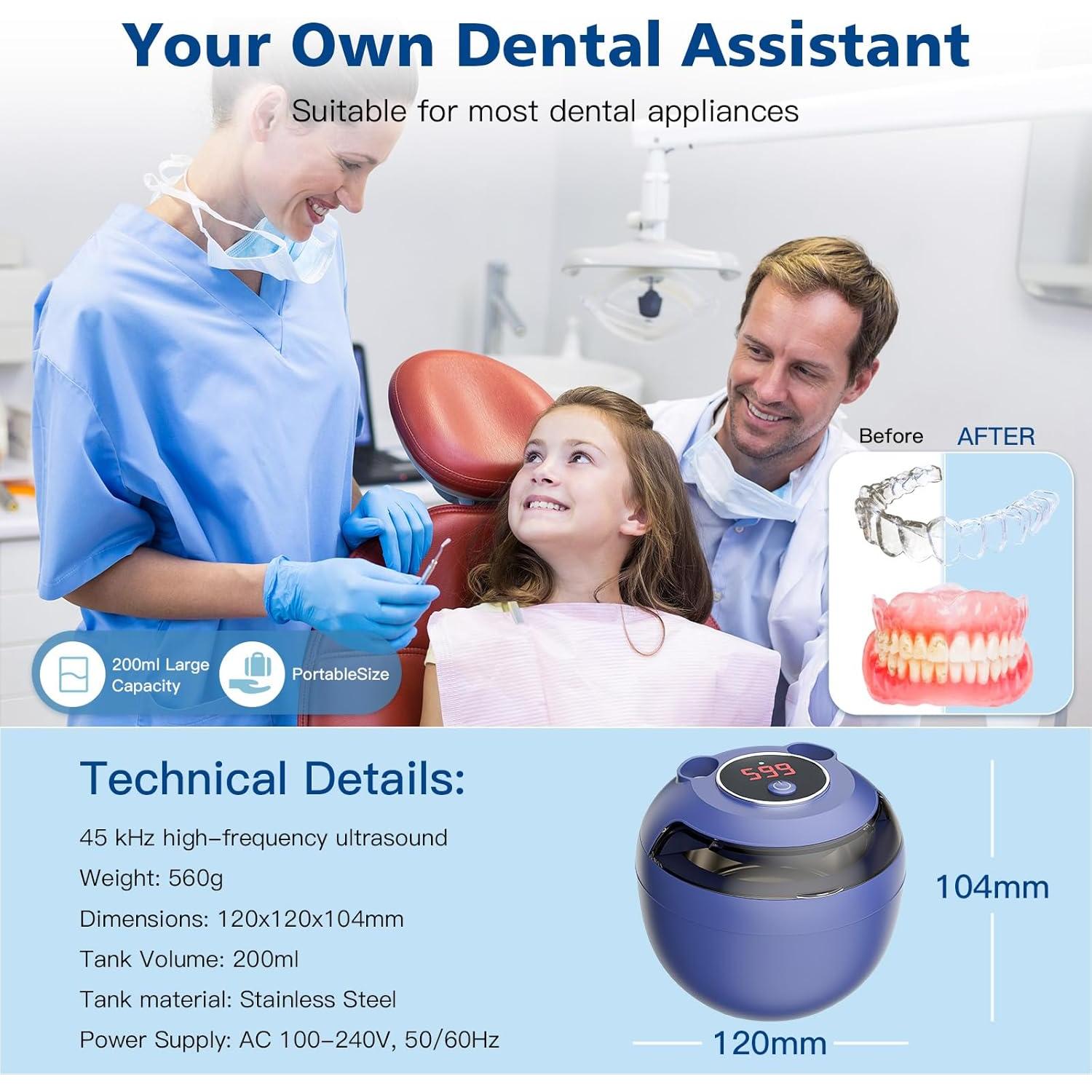 Limpiador Ultrasónico de Retenedores New Greathouse 200ml 45kHz