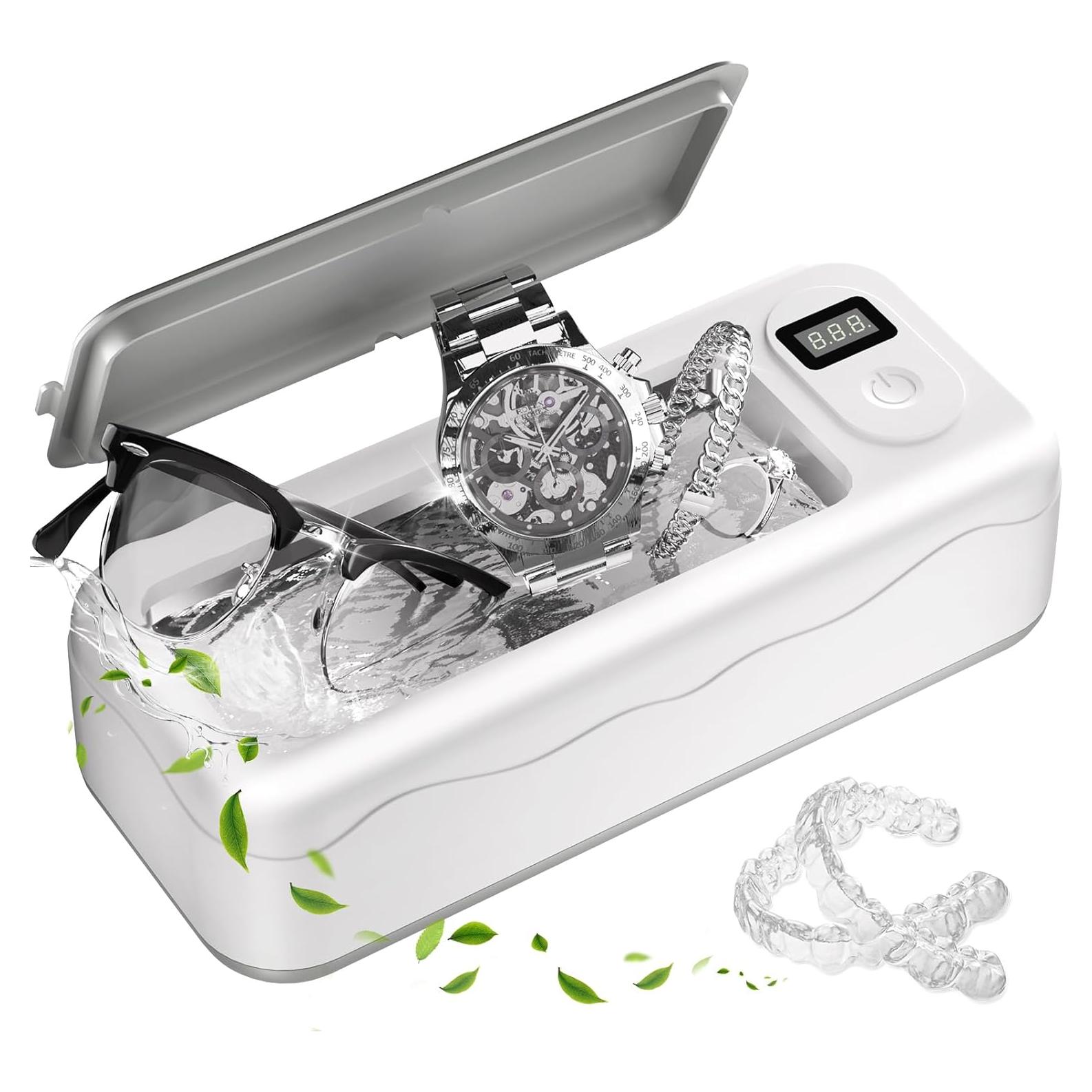 Limpiador Ultrasónico de Joyas GUPOQIGU 600ml con Temporizador