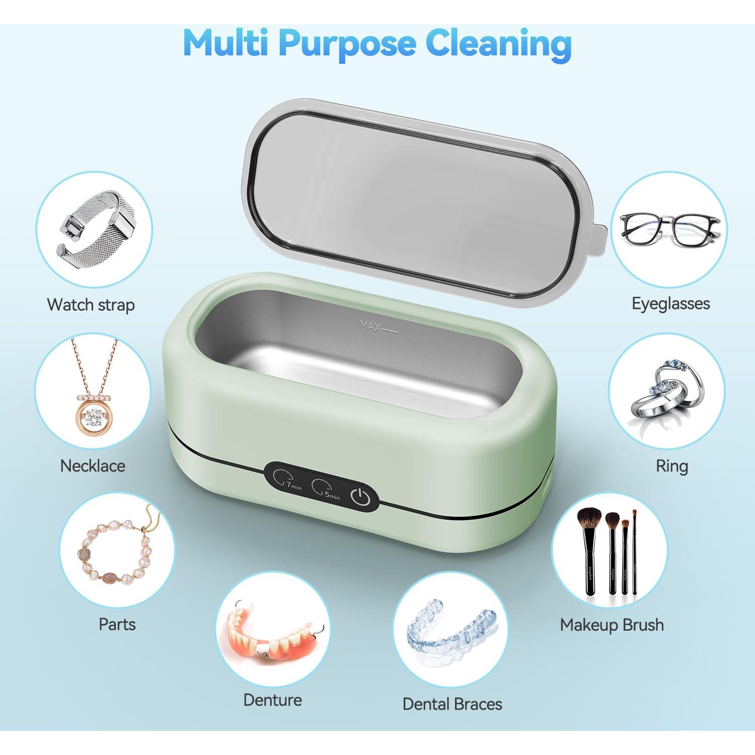 Limpiador Ultrasónico de Joyas BYASKZIV M9B-03 48KHz 355ml