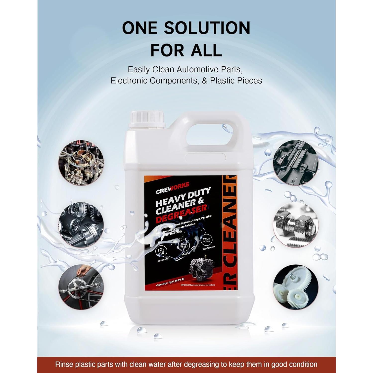 Limpiador Ultrasónico CREWORKS 3.78L para Carburadores y Piezas